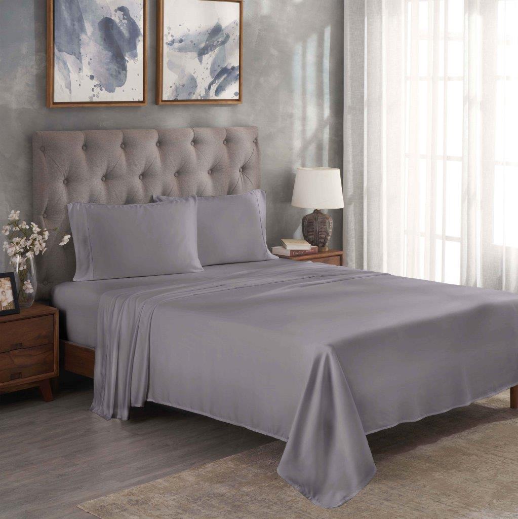 Modal from Beechwood 300 Thread Count Solid Deep Pocket Sheet Set - Blue Nile Mills