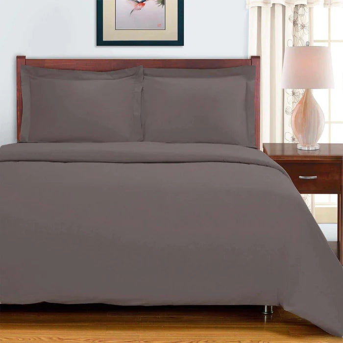 Egyptian Cotton 700 Thread Count Solid Duvet Cover Set - Blue Nile Mills