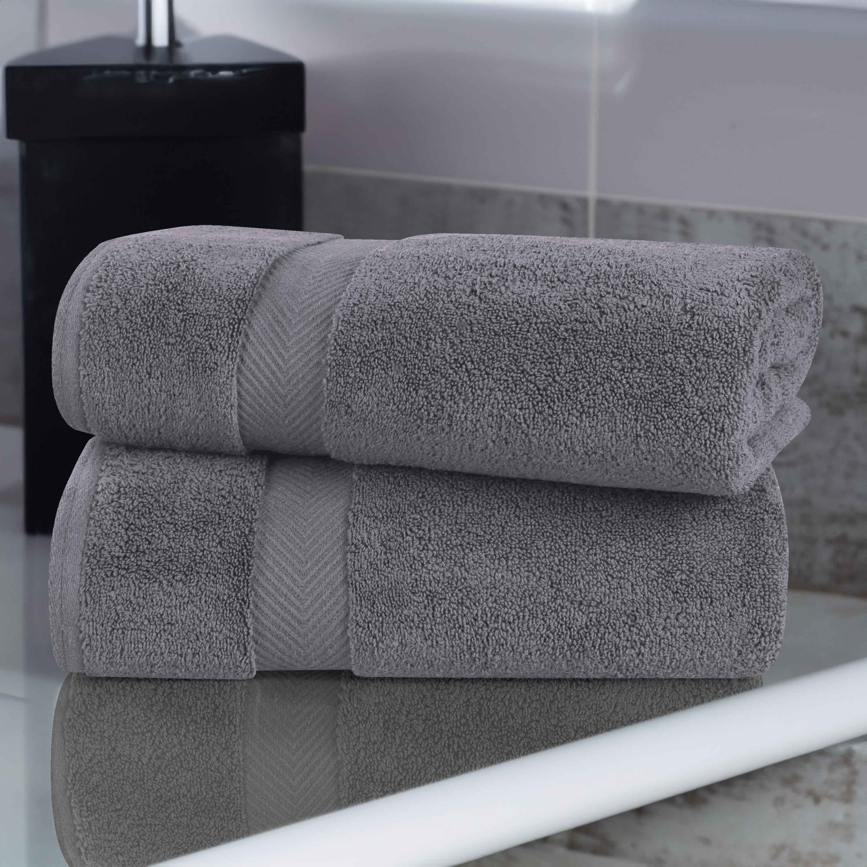 Cotton Zero Twist 2 Piece Bath Sheet Towel Set - Blue Nile Mills