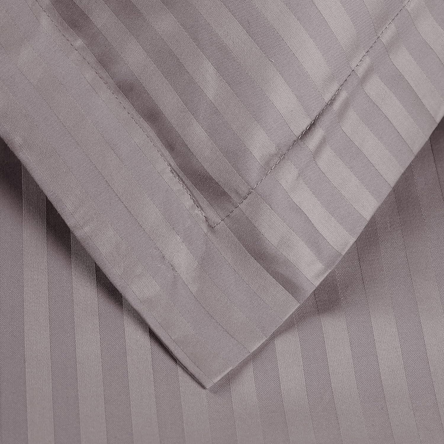 Egyptian Cotton 300 Thread Count Striped Duvet Cover Set - Blue Nile Mills