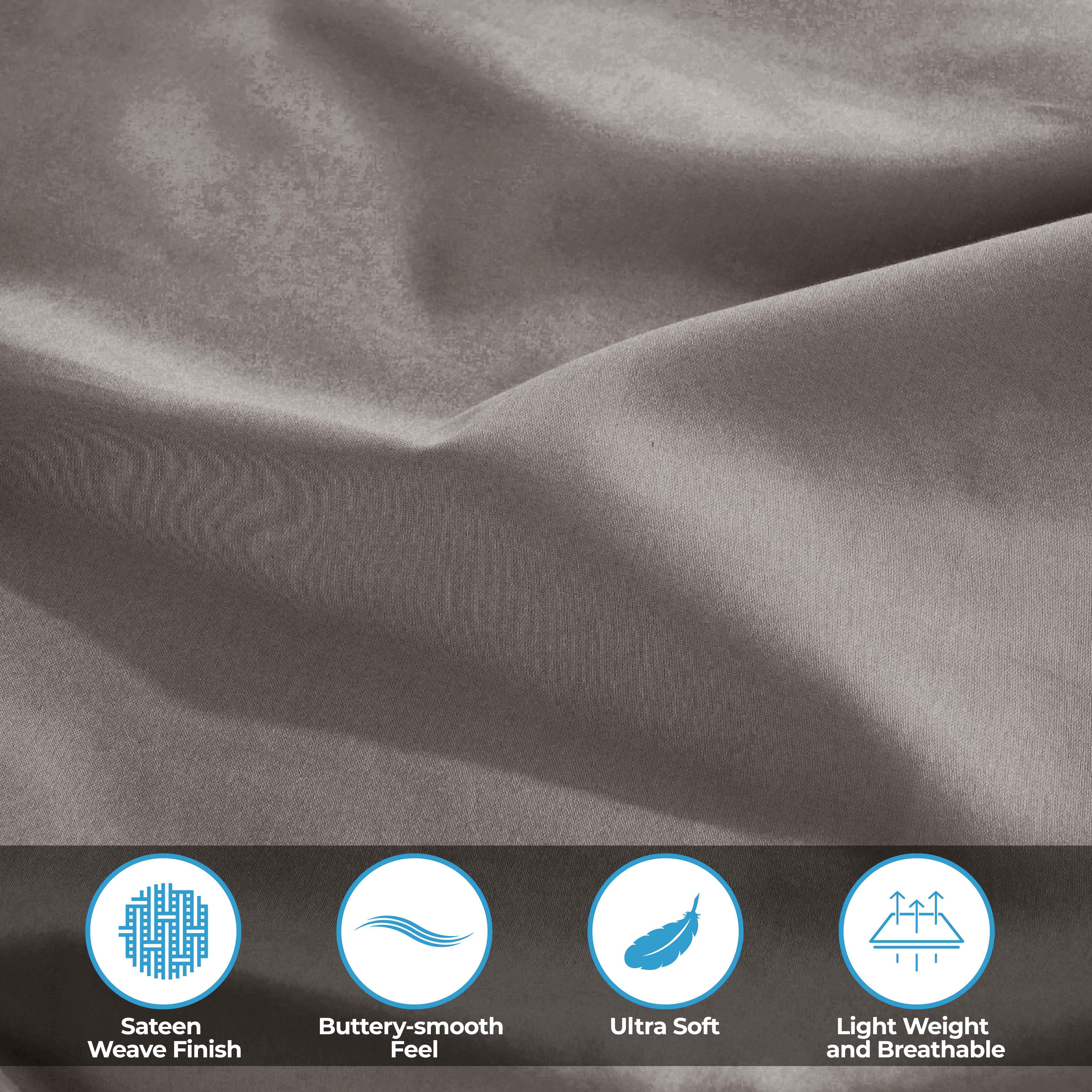 Egyptian Cotton 400 Thread Count Solid Bed Sheet Set - Blue Nile Mills