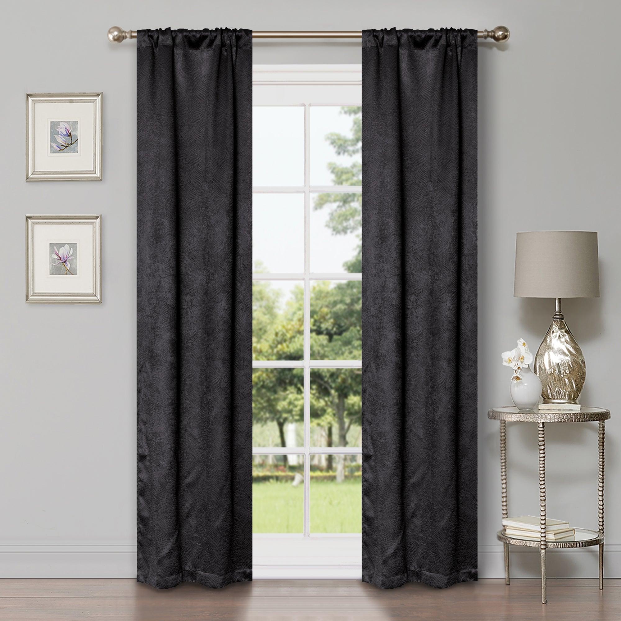 Waverly Thermal Blackout Grommet Curtain Panel Set 26" - Blue Nile Mills