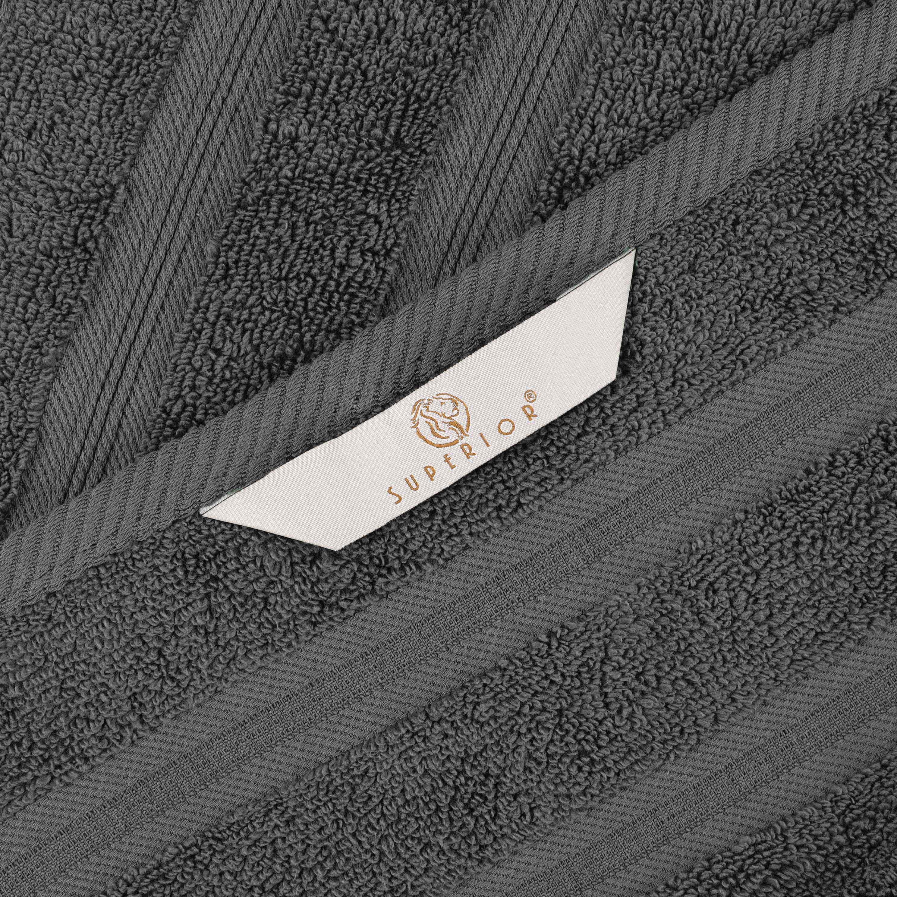 Smart Dry Zero Twist Cotton 8 Piece Solid Assorted Towel Set - Blue Nile Mills