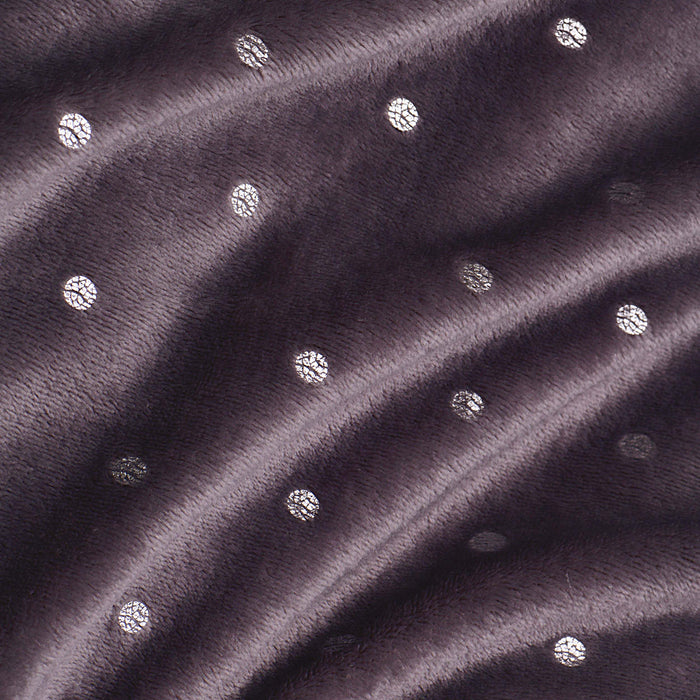 Fleece Plush Medium Weight Fluffy Decorative Blanket Or Throw - Grey