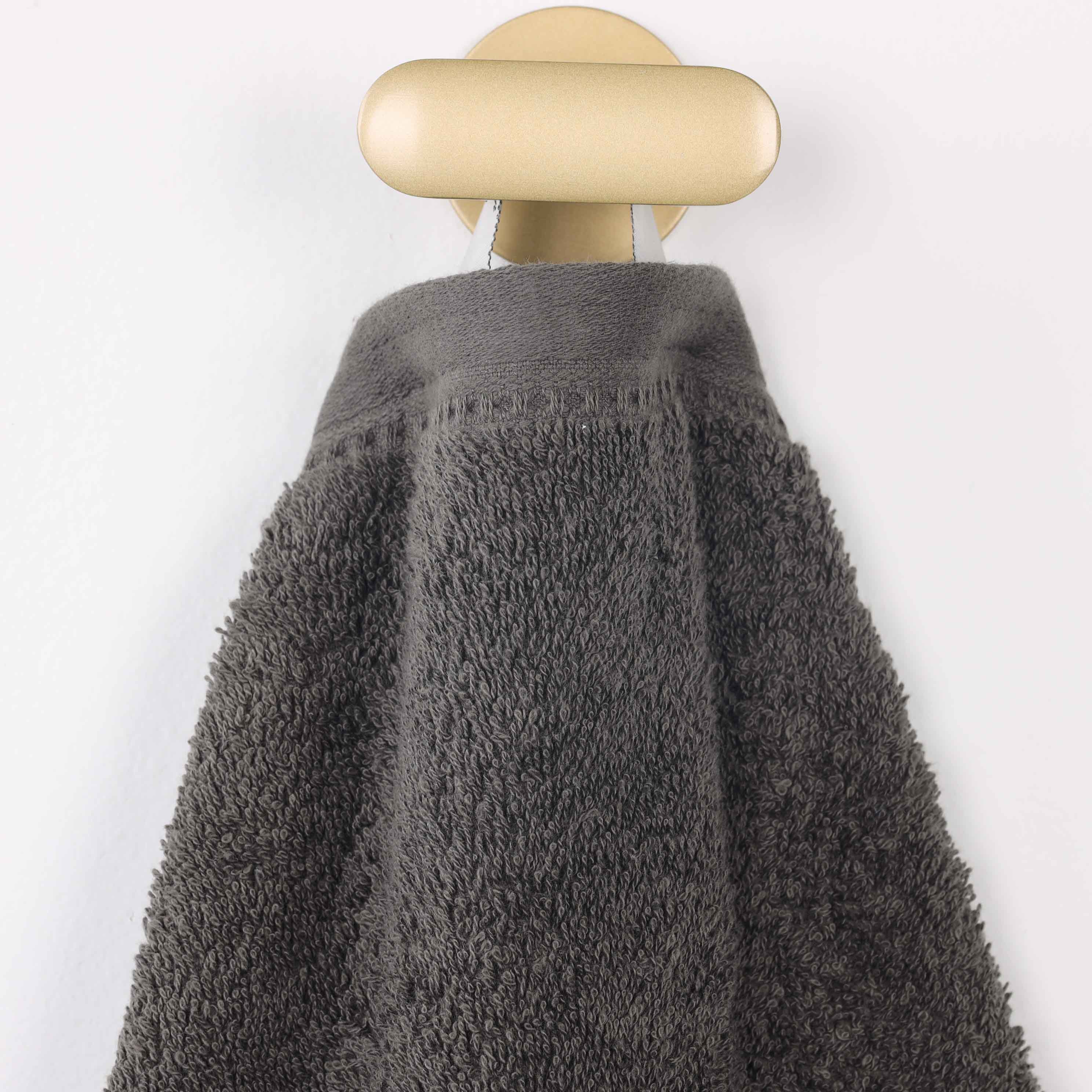 Honeycomb Textured Waffle Border Luxury Cotton Hand Towels, Set of 6 - Blue Nile Mills