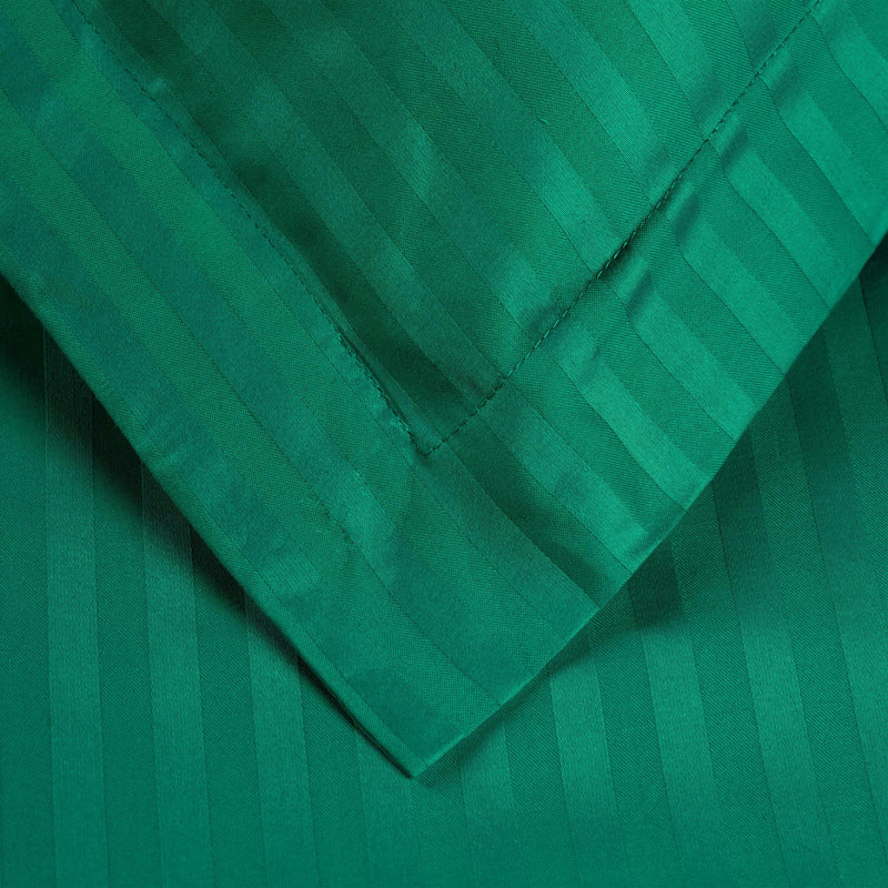 Egyptian Cotton 300 Thread Count Striped Duvet Cover Set - Blue Nile Mills