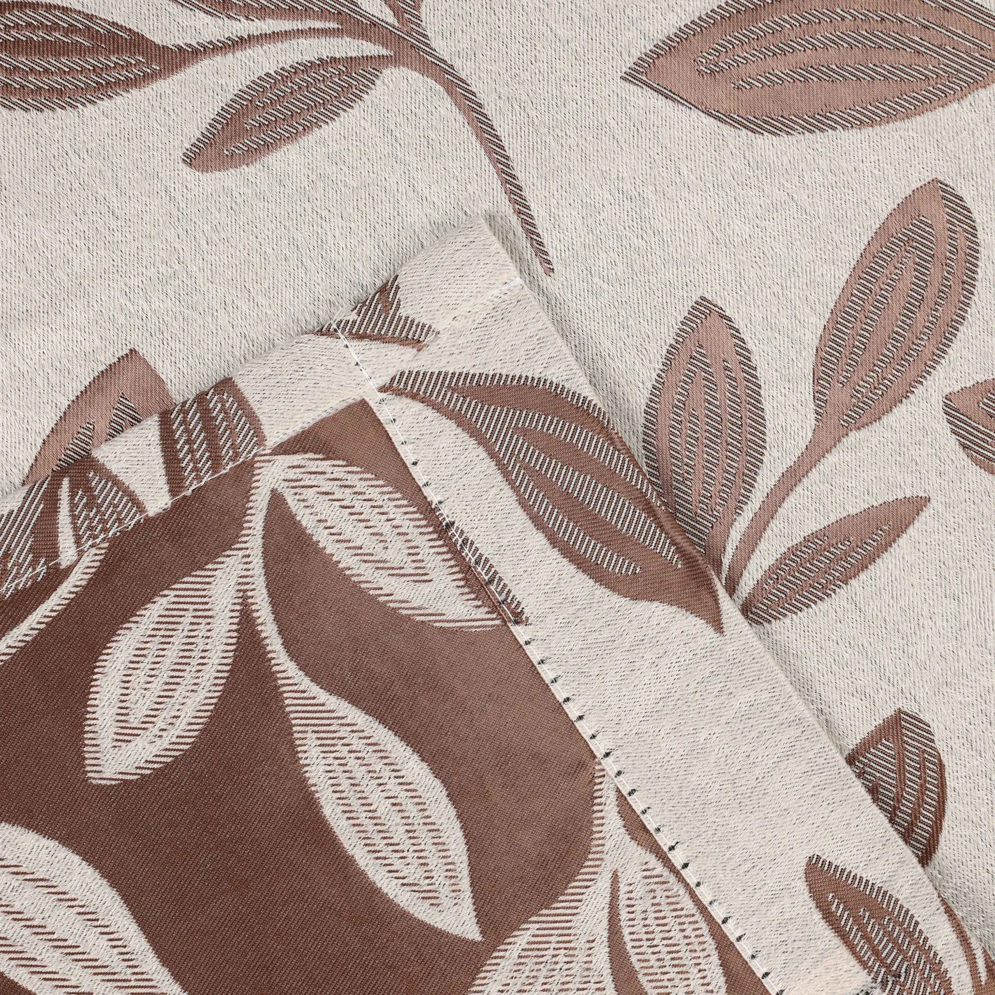 Leaves Machine Room Darkening Blackout Curtains, Set of 2