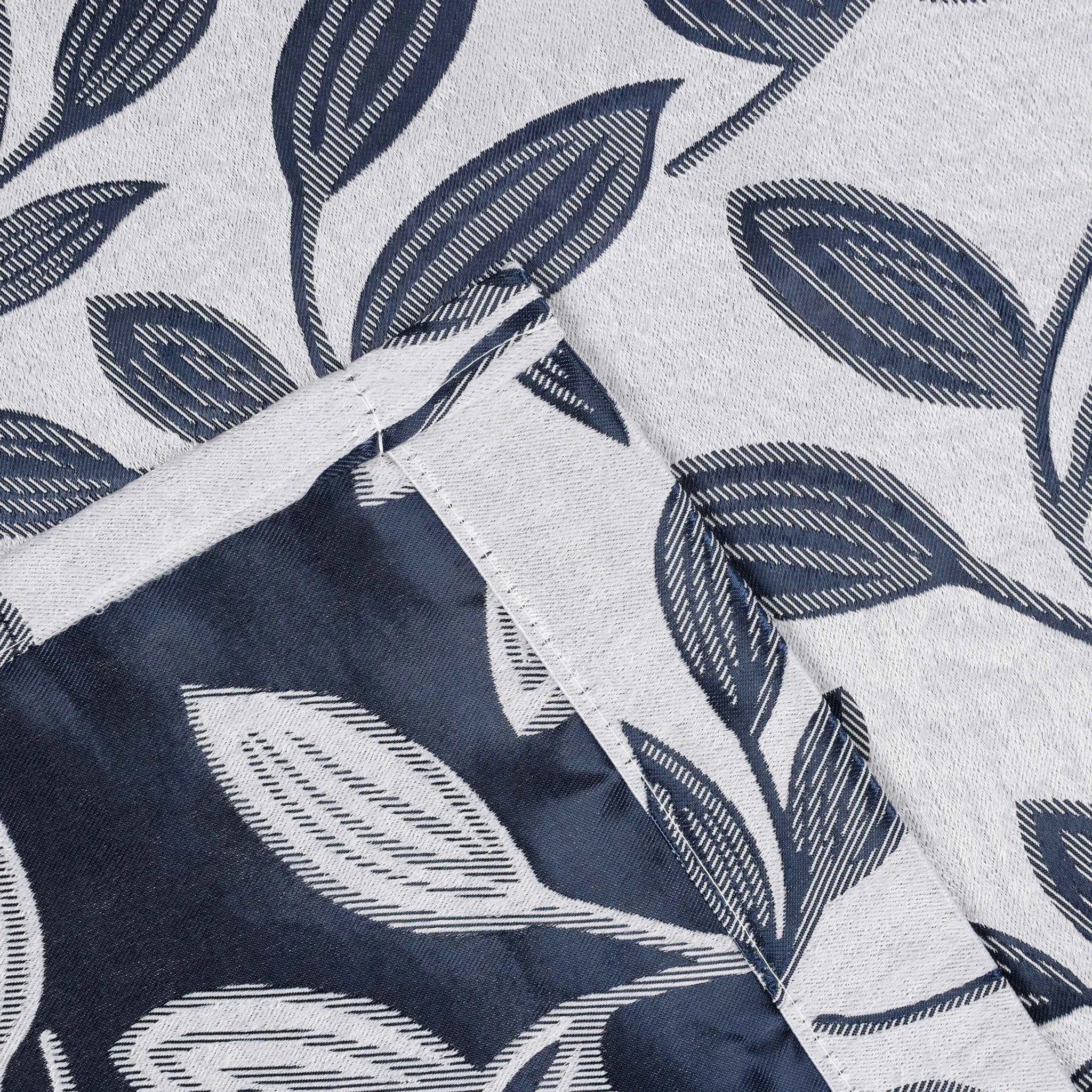 Leaves Machine Room Darkening Blackout Curtains, Set of 2