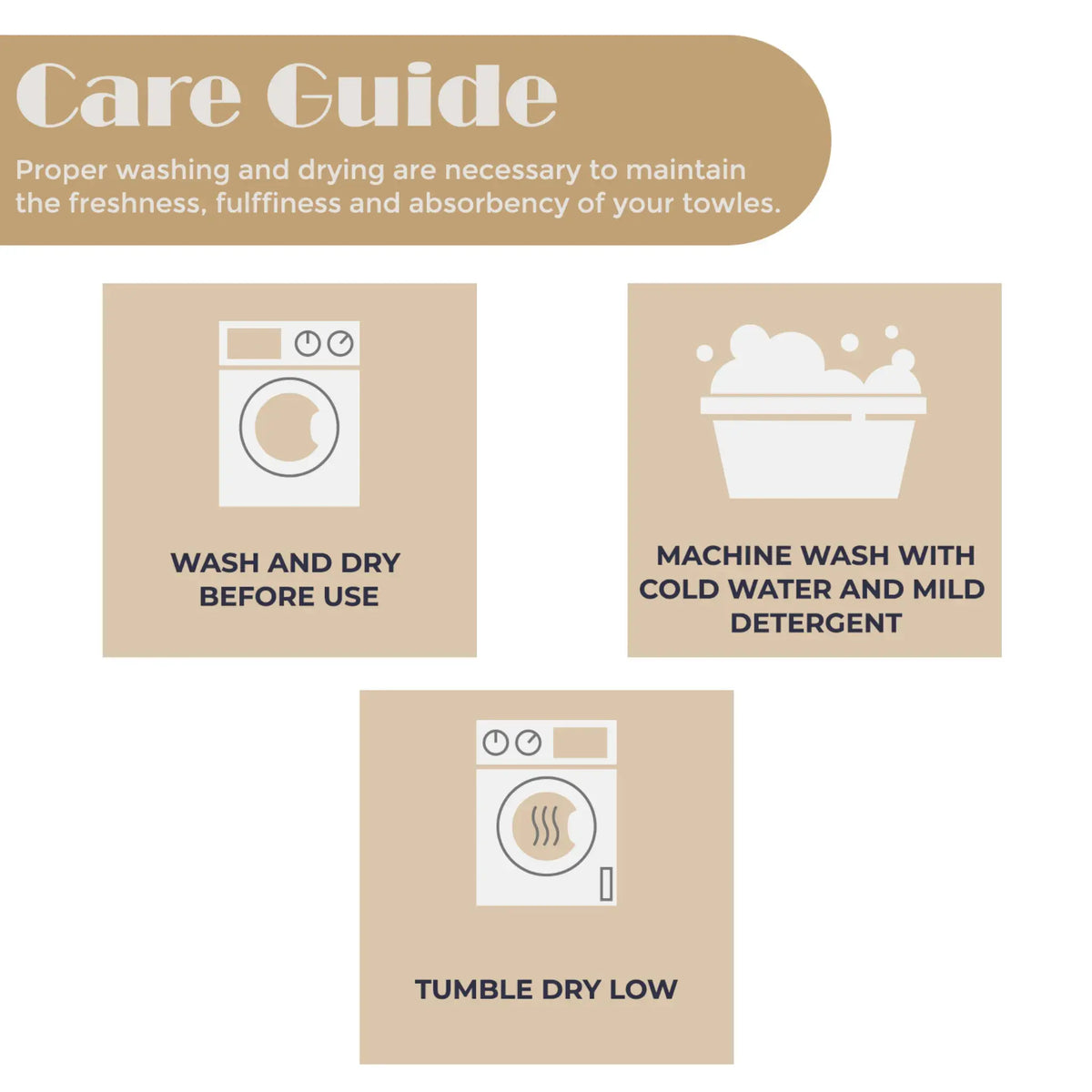 Superior Napa Cotton Absorbent Medium Weight Bath Towels, Set of 2