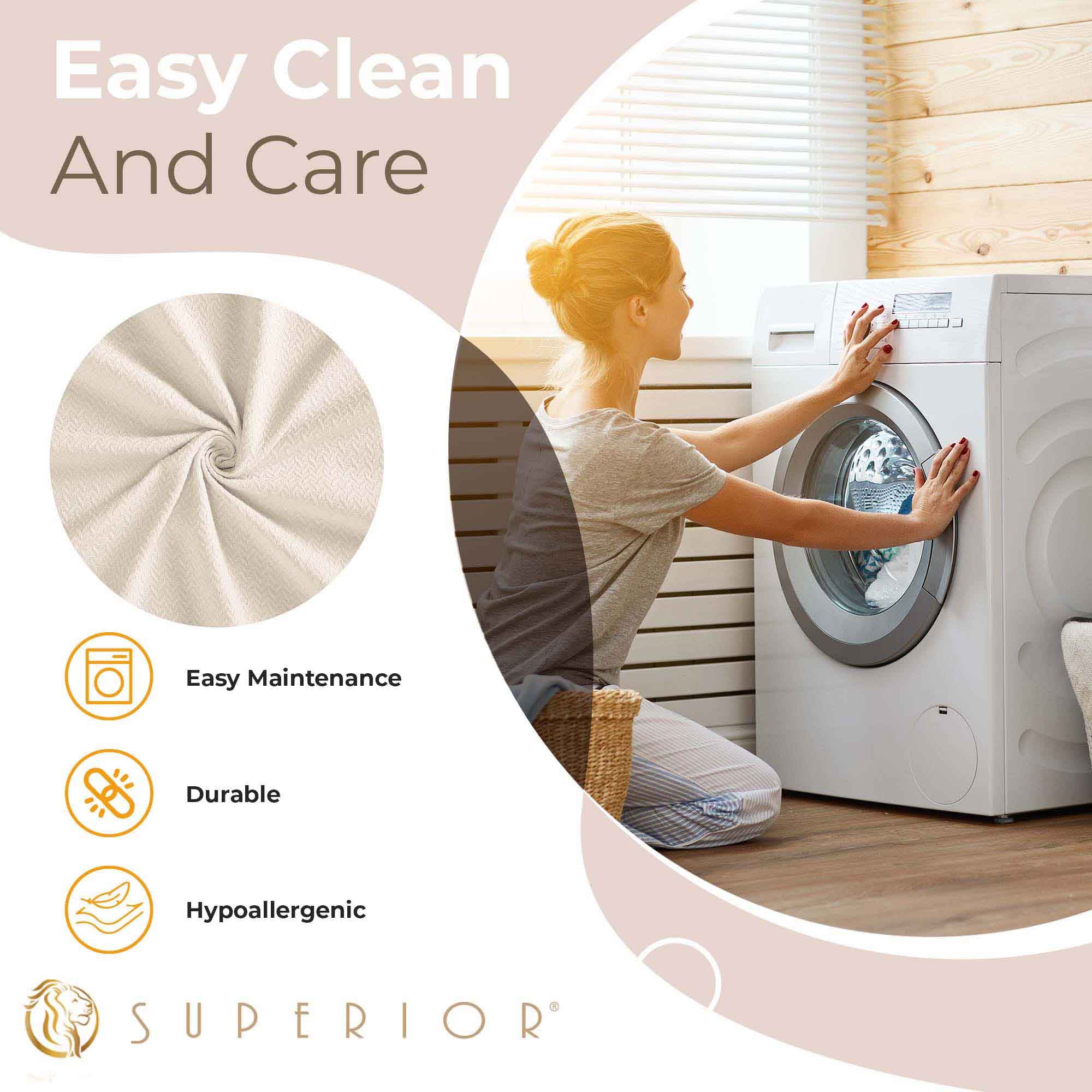 Nobel Cotton Textured Chevron Lightweight Woven Blanket - Blue Nile Mills