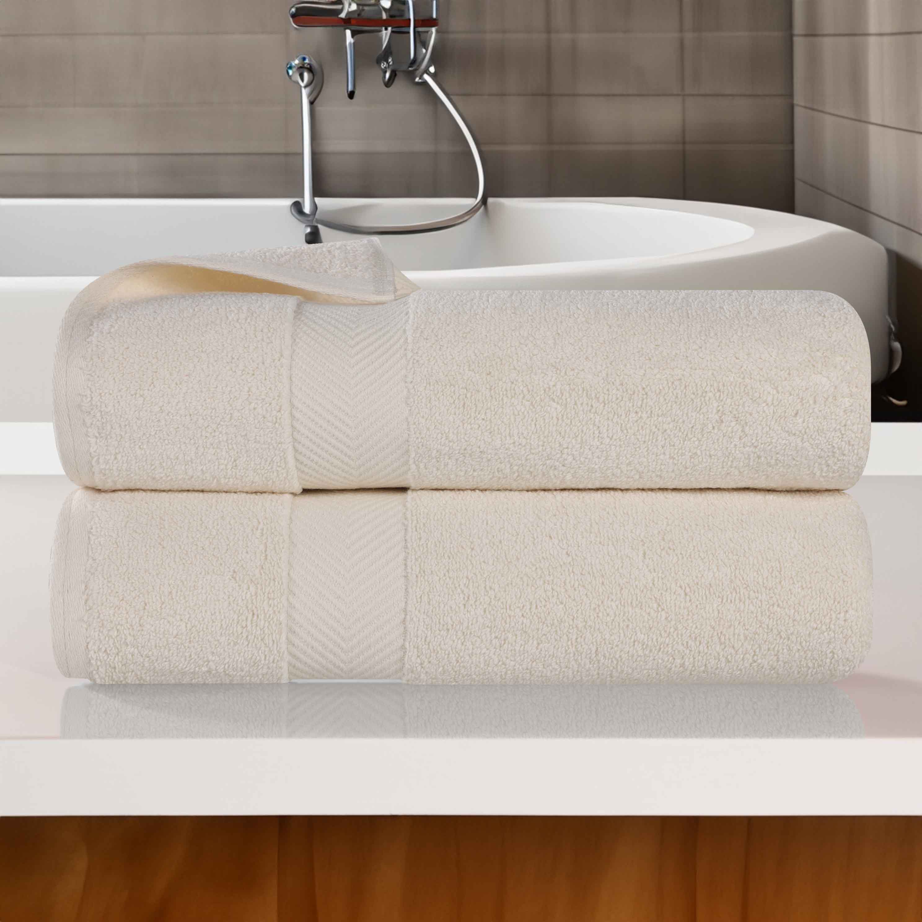 Zero Twist Cotton 2 Piece Bath Towel Set - Blue Nile Mills