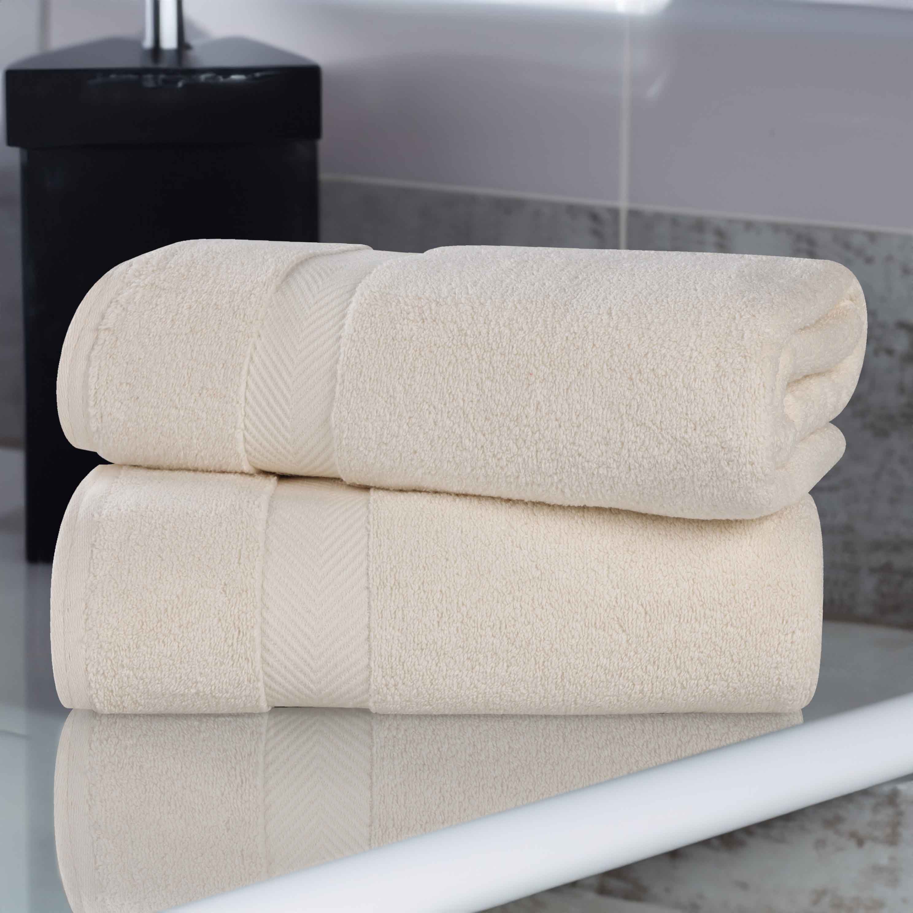Cotton Zero Twist 2 Piece Bath Sheet Towel Set - Blue Nile Mills