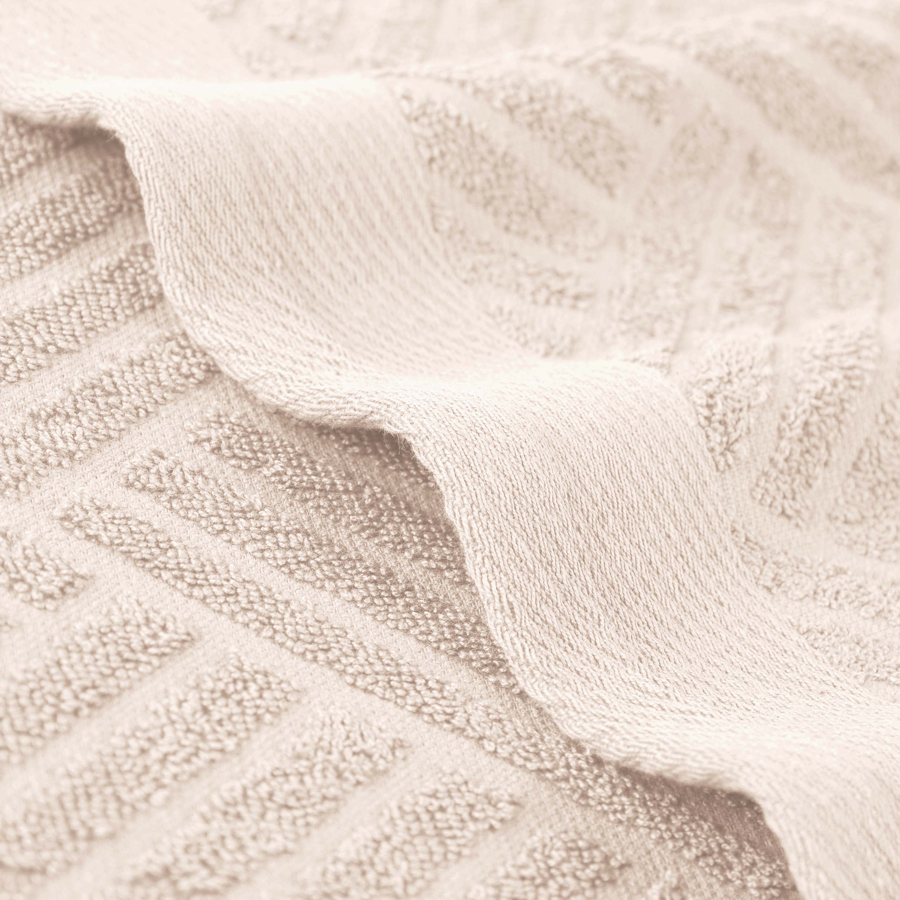 Basketweave Egyptian Cotton Jacquard 3 Piece Assorted Towel Set - Blue Nile Mills