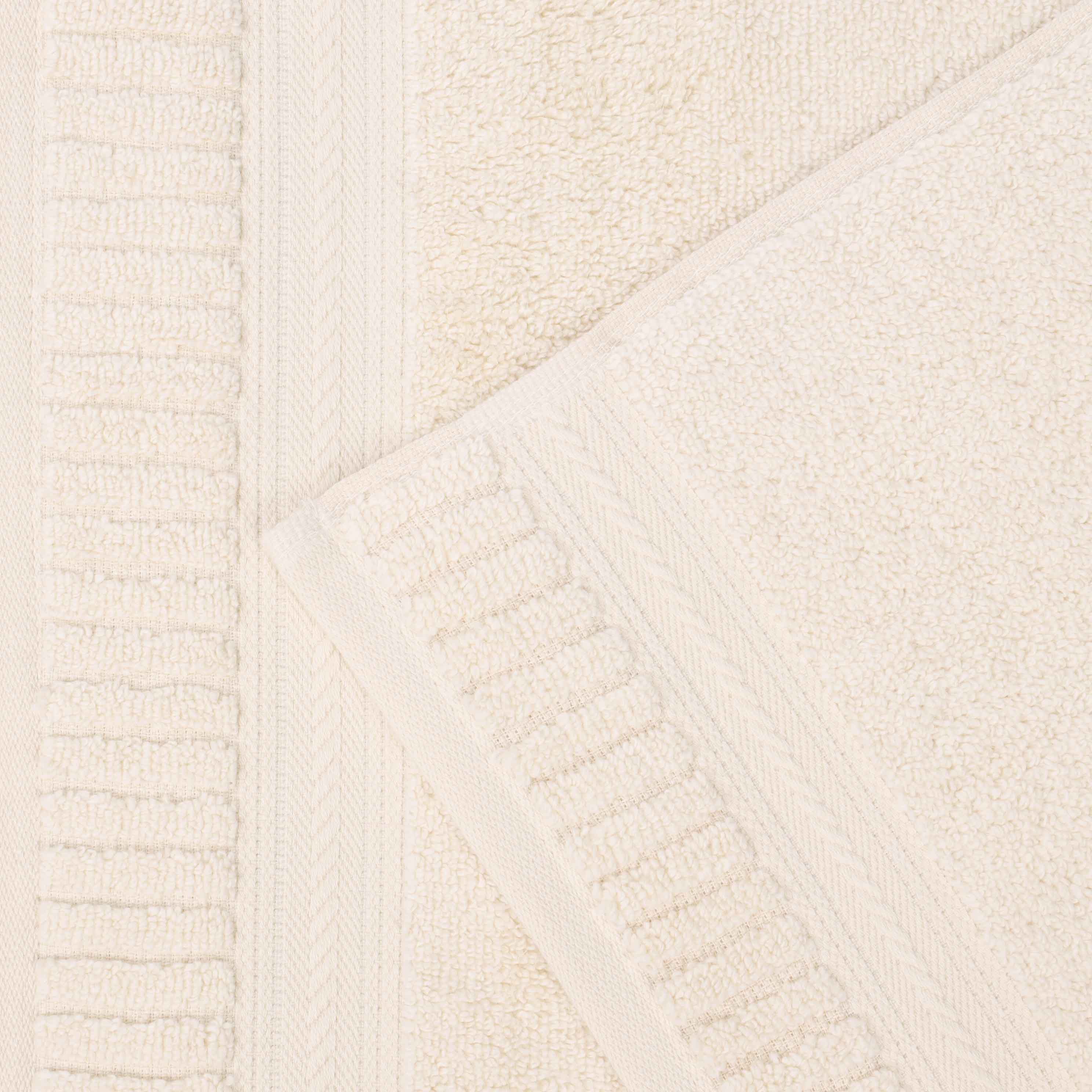 Venice Zero Twist Cotton Medium Weight Absorbent 3 Piece Towel Set - Blue Nile Mills