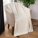 Basketweave All Season Cotton Bed Blanket & Sofa Throw - Ivory 