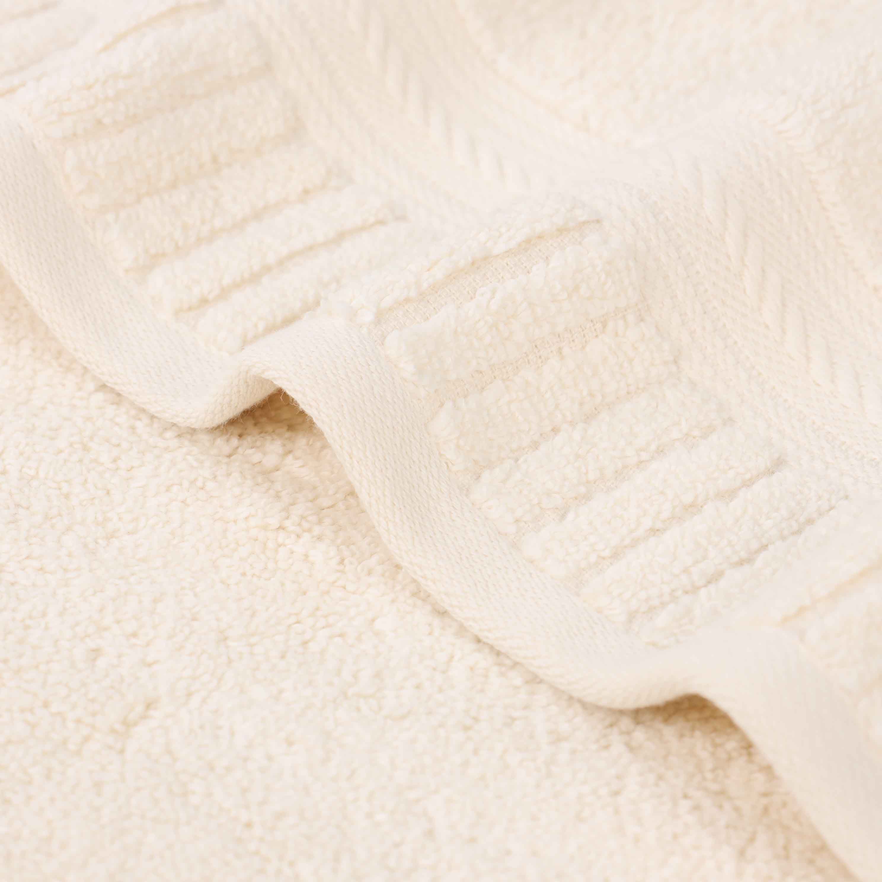 Venice Zero Twist Cotton Medium Weight Absorbent Hand Towels, Set of 6 - Blue Nile Mills