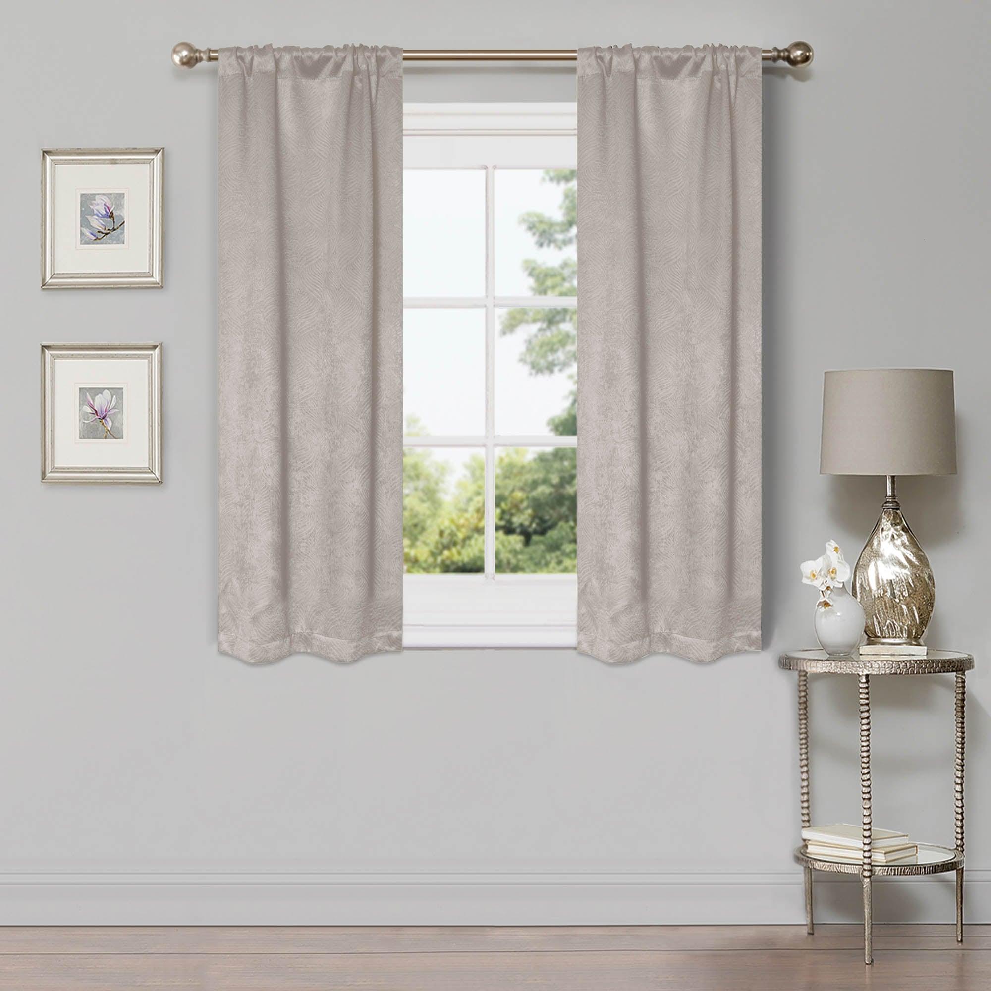 Waverly Thermal Blackout Grommet Curtain Panel Set 26" - Blue Nile Mills