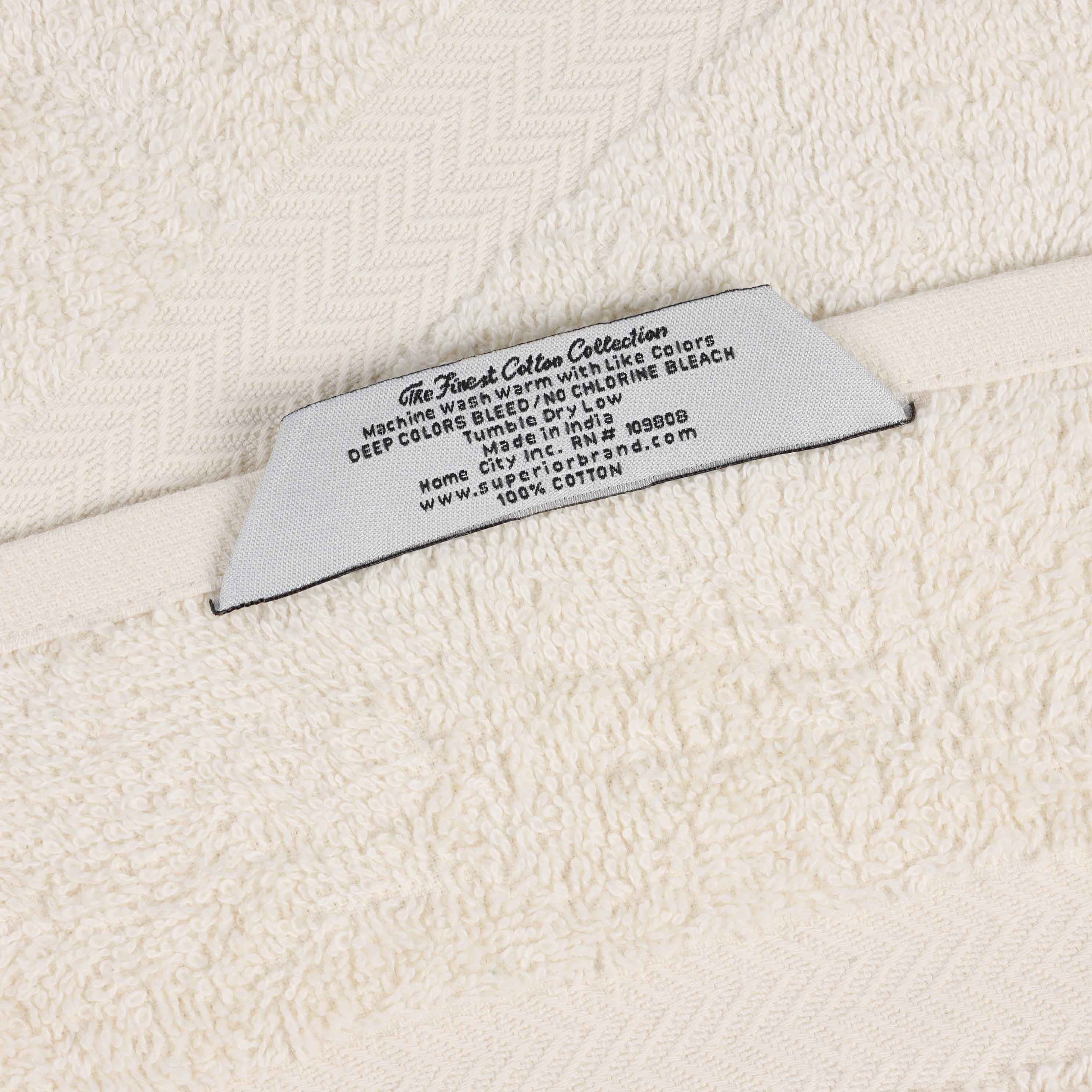 Franklin Cotton Eco Friendly 24 Piece Face Towel Set - Blue Nile Mills