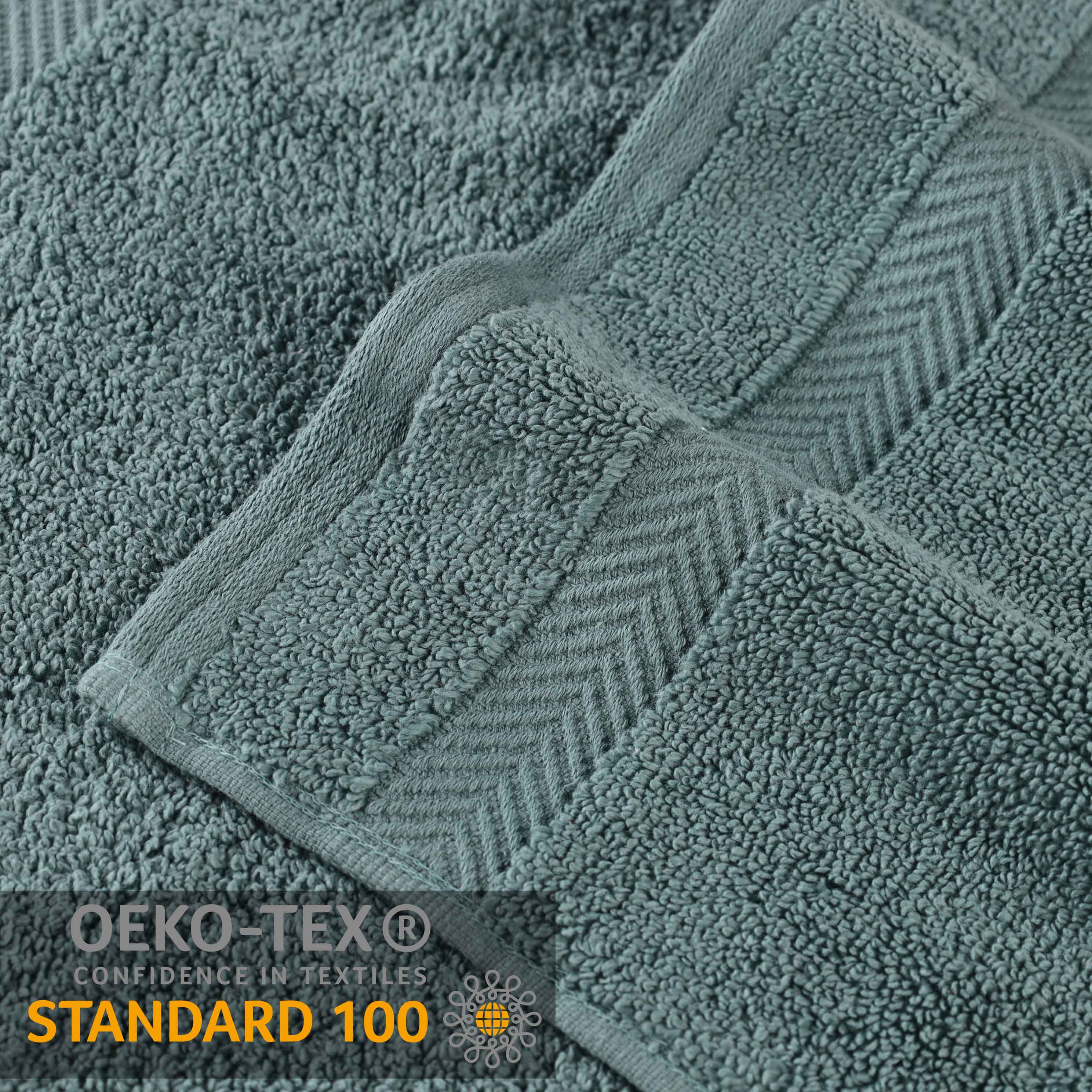 Zero Twist Cotton 2 Piece Bath Towel Set - Blue Nile Mills