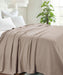All-Season Chevron Cotton Bed Blanket & Sofa Throw - Khaki