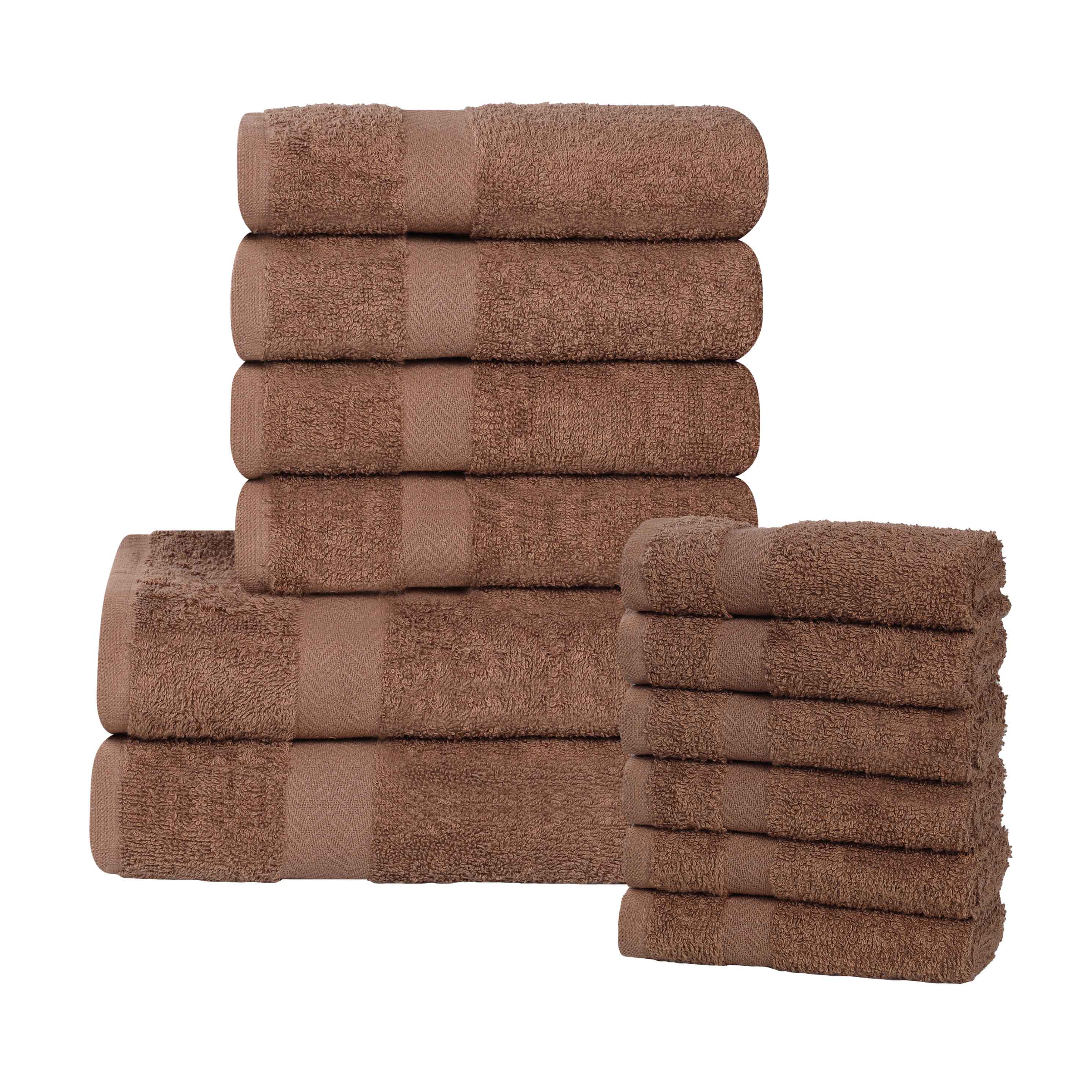 Franklin Cotton Eco Friendly 12 Piece Towel Set - Blue Nile Mills