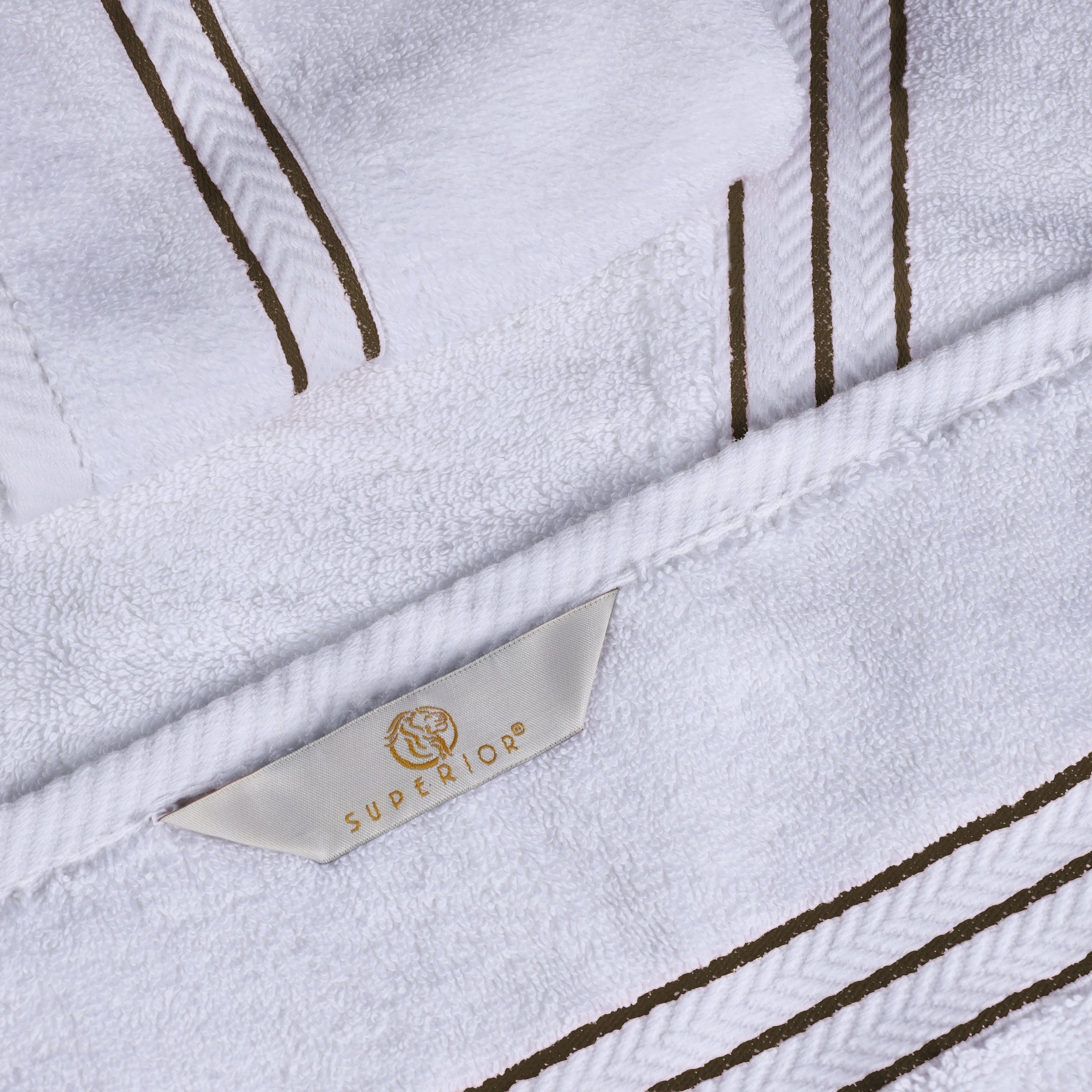 Turkish Cotton Ultra-Plush Solid 6 Piece Highly Absorbent Hand Towel Set - Blue Nile Mills