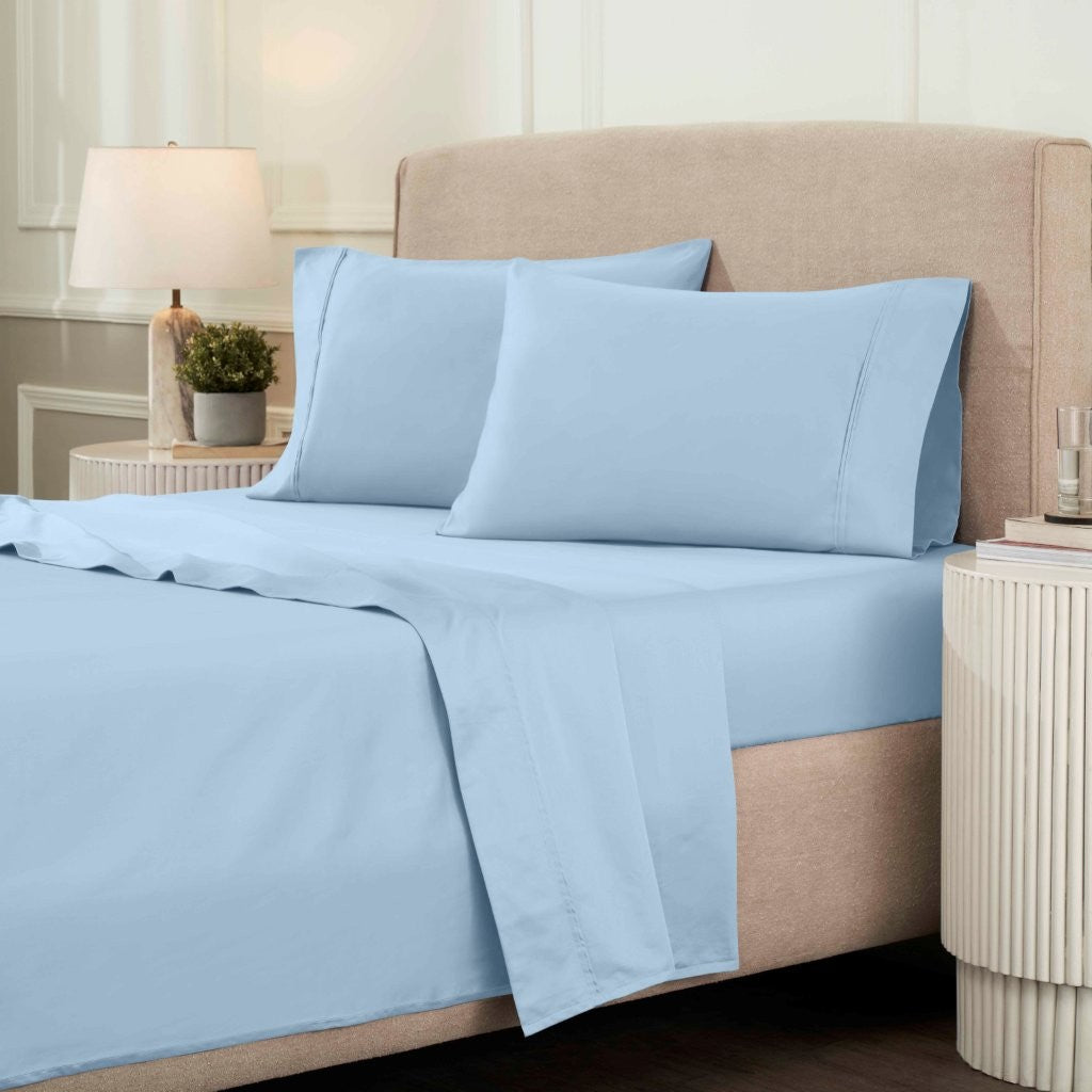1200 Thread Count Egyptian Cotton Deep Pocket Sheet Set - Blue Nile Mills