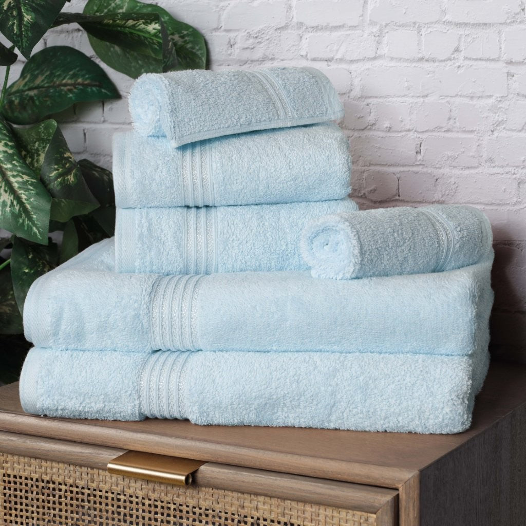 Heritage Egyptian Cotton 6 Piece Towel Set - Blue Nile Mills