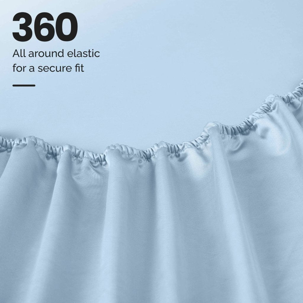 1200 Thread Count Egyptian Cotton Deep Pocket Sheet Set - Blue Nile Mills