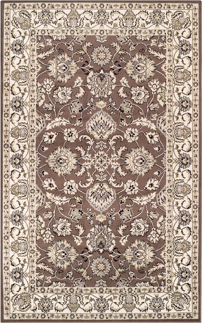 Lille Elegant Floral Indoor Area Rug Or Runner Rug - Blue Nile Mills