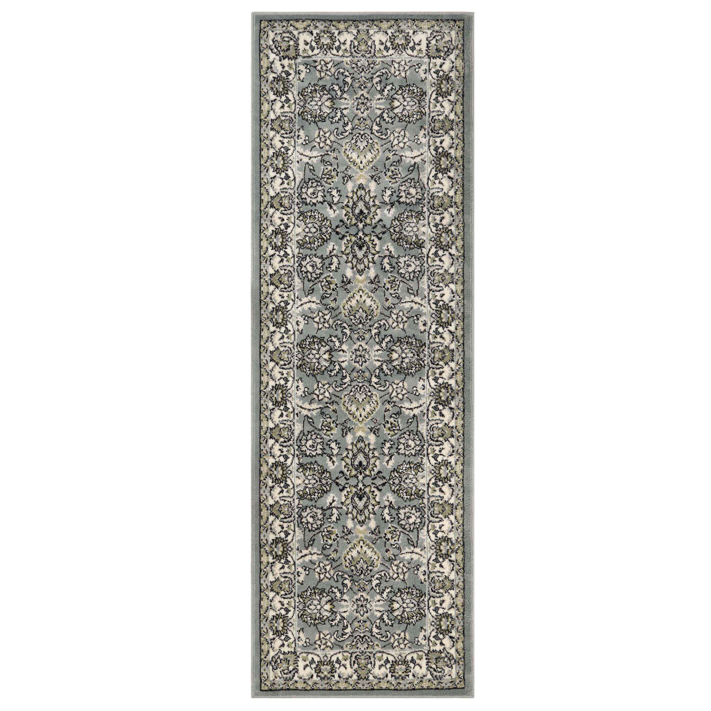 Lille Elegant Floral Indoor Area Rug Or Runner Rug - Blue Nile Mills