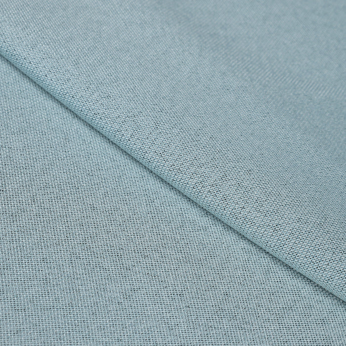 Linen Washable Room Darkening Blackout Curtains, Set of 2 Panels - Blue Nile Mills