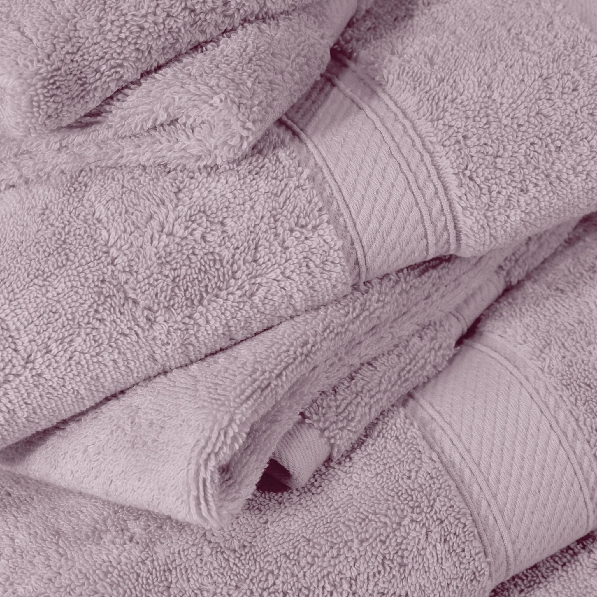 Egyptian Cotton Pile Plush Heavyweight Soft 4 Piece Bath Towel Set