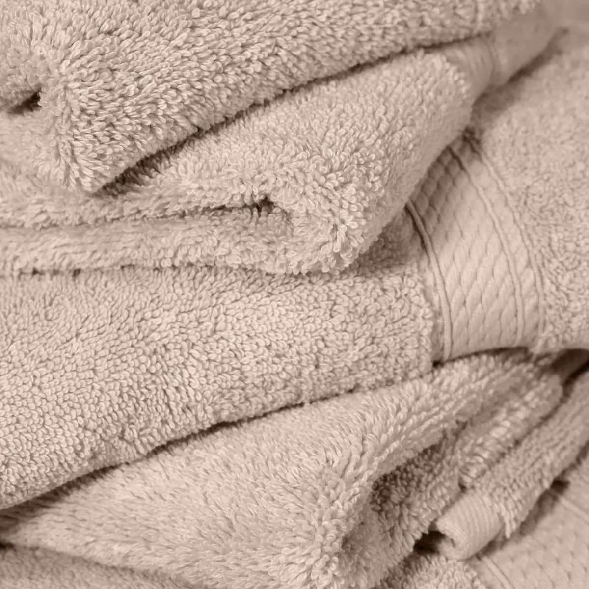 Egyptian Cotton Pile Plush Heavyweight Soft 4 Piece Bath Towel Set