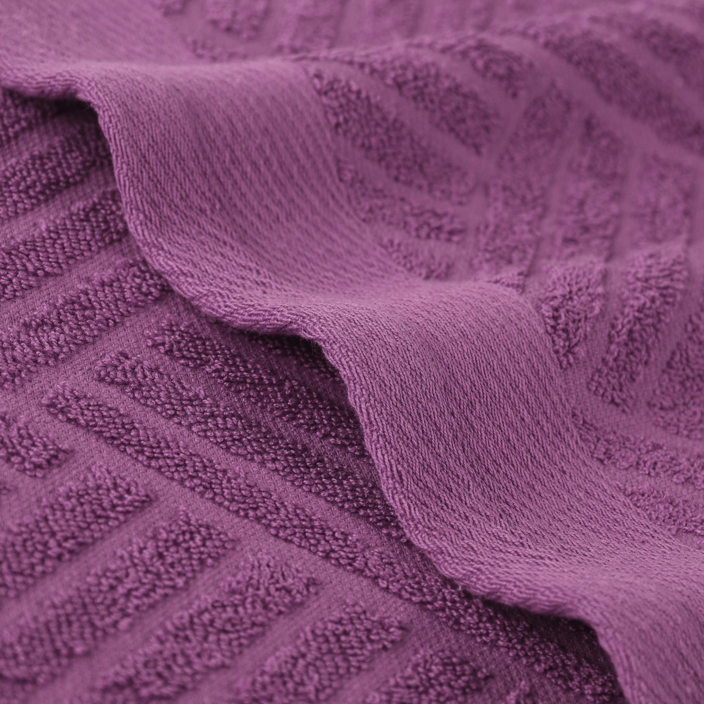 Basketweave Egyptian Cotton Jacquard 3 Piece Assorted Towel Set - Blue Nile Mills