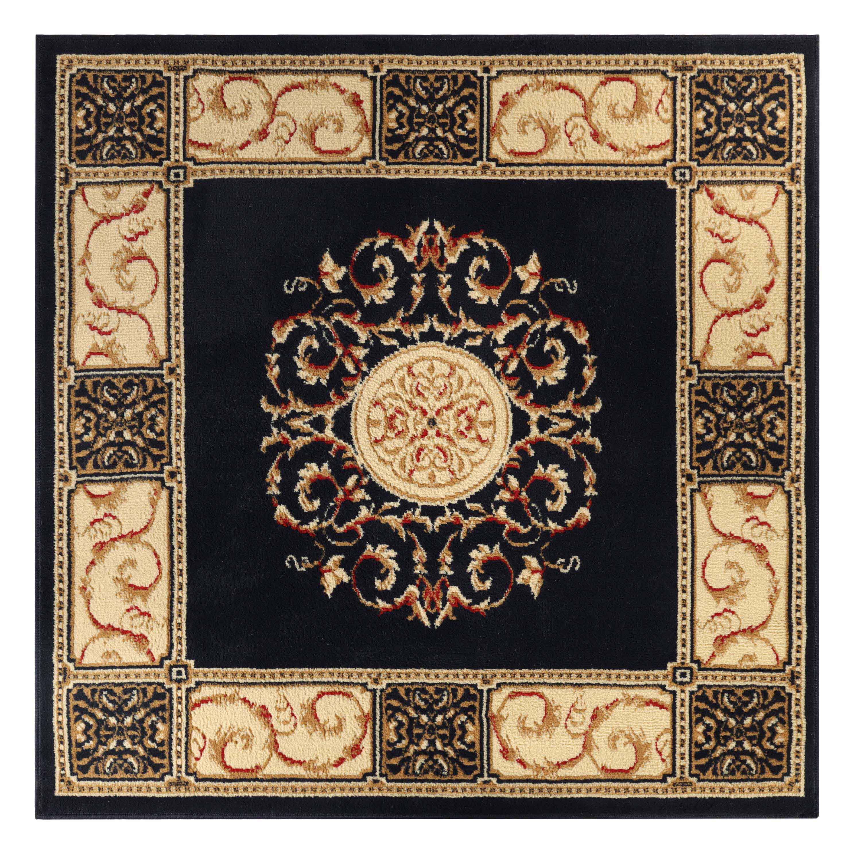 Oversized Medallion Modern Bohemian Indoor Area Rug or Runner - Blue Nile Mills