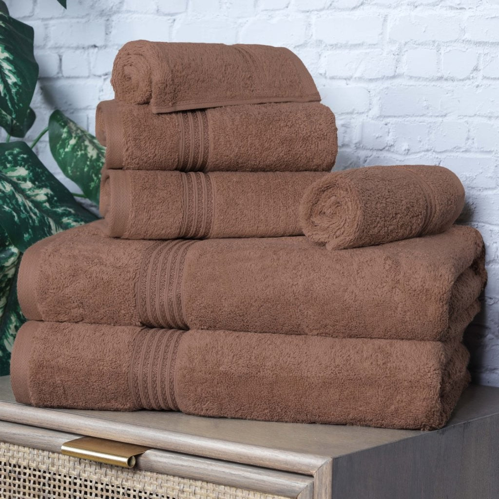 Heritage Egyptian Cotton 6 Piece Towel Set - Blue Nile Mills