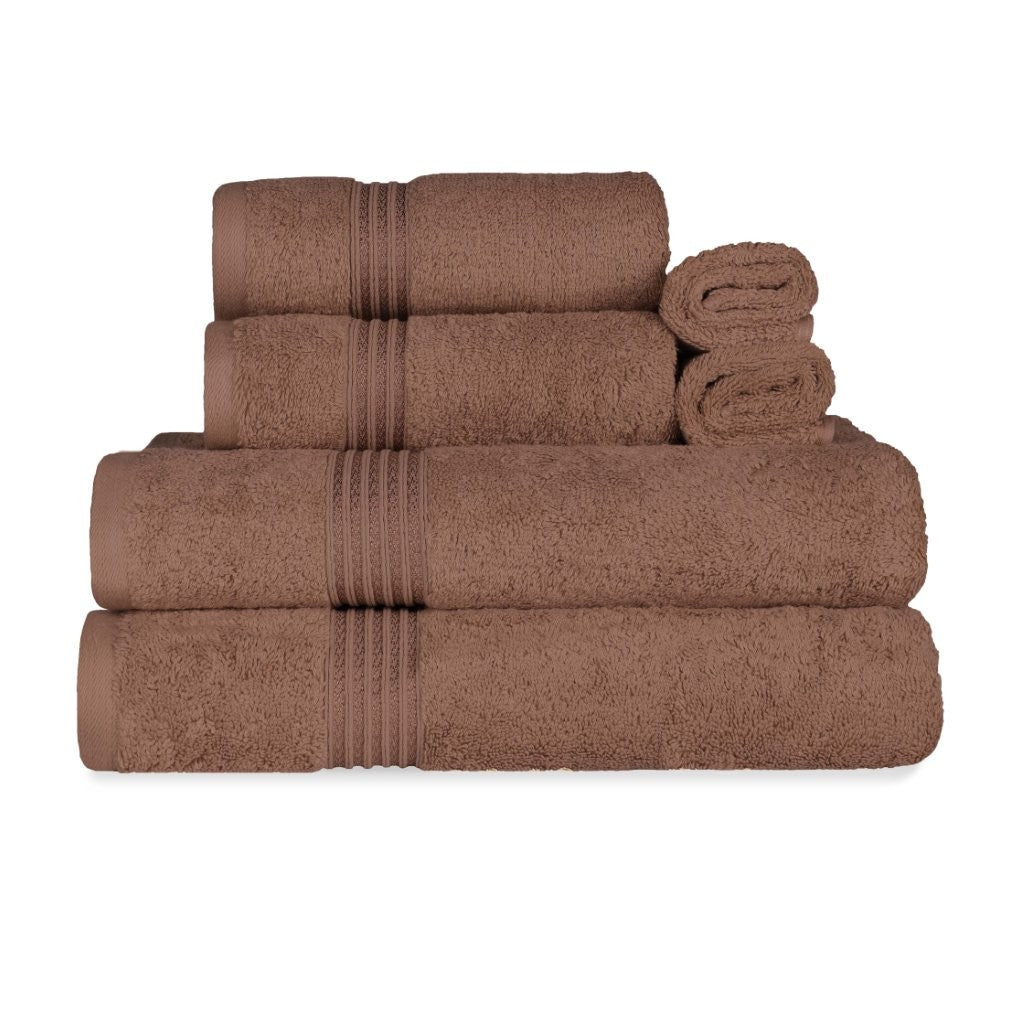 Heritage Egyptian Cotton 6 Piece Towel Set - Blue Nile Mills