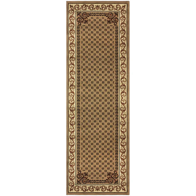 Longfield Floral Oriental Traditional Formal Indoor Area Rug - Blue Nile Mills