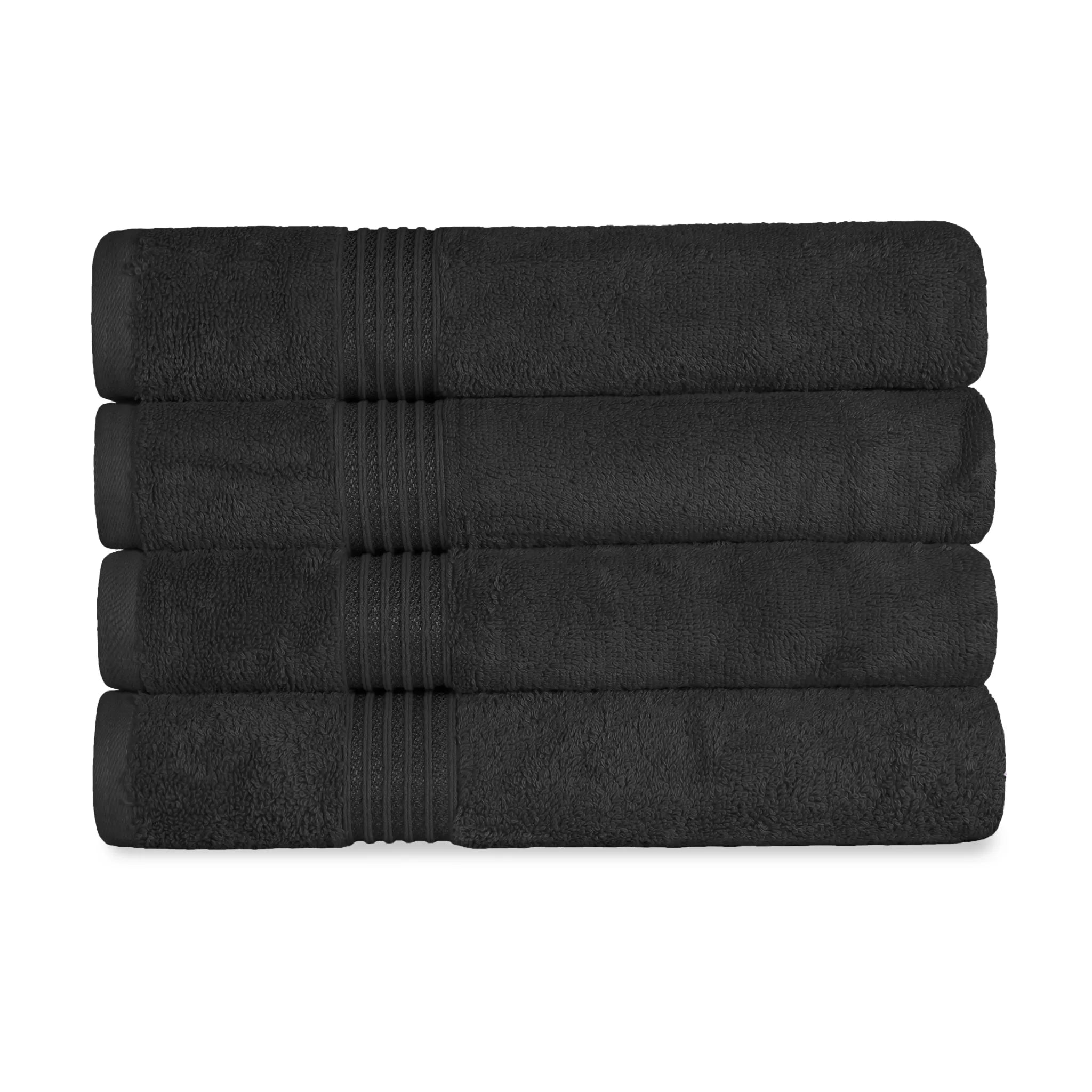 Heritage Egyptian Cotton Solid Bath Towel Set of 4 - Blue Nile Mills