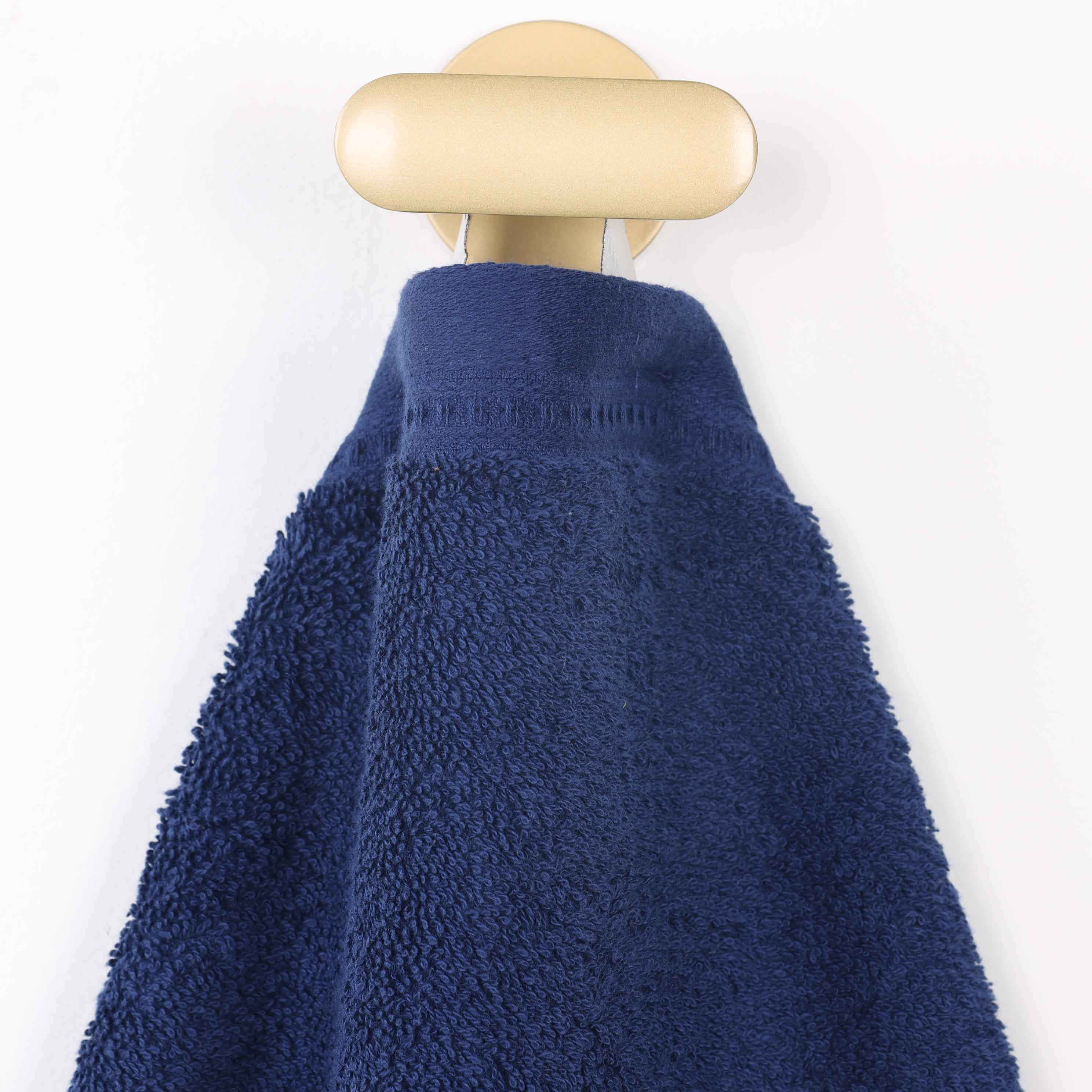 Honeycomb Textured Waffle Border Luxury Cotton Hand Towels, Set of 6 - Blue Nile Mills