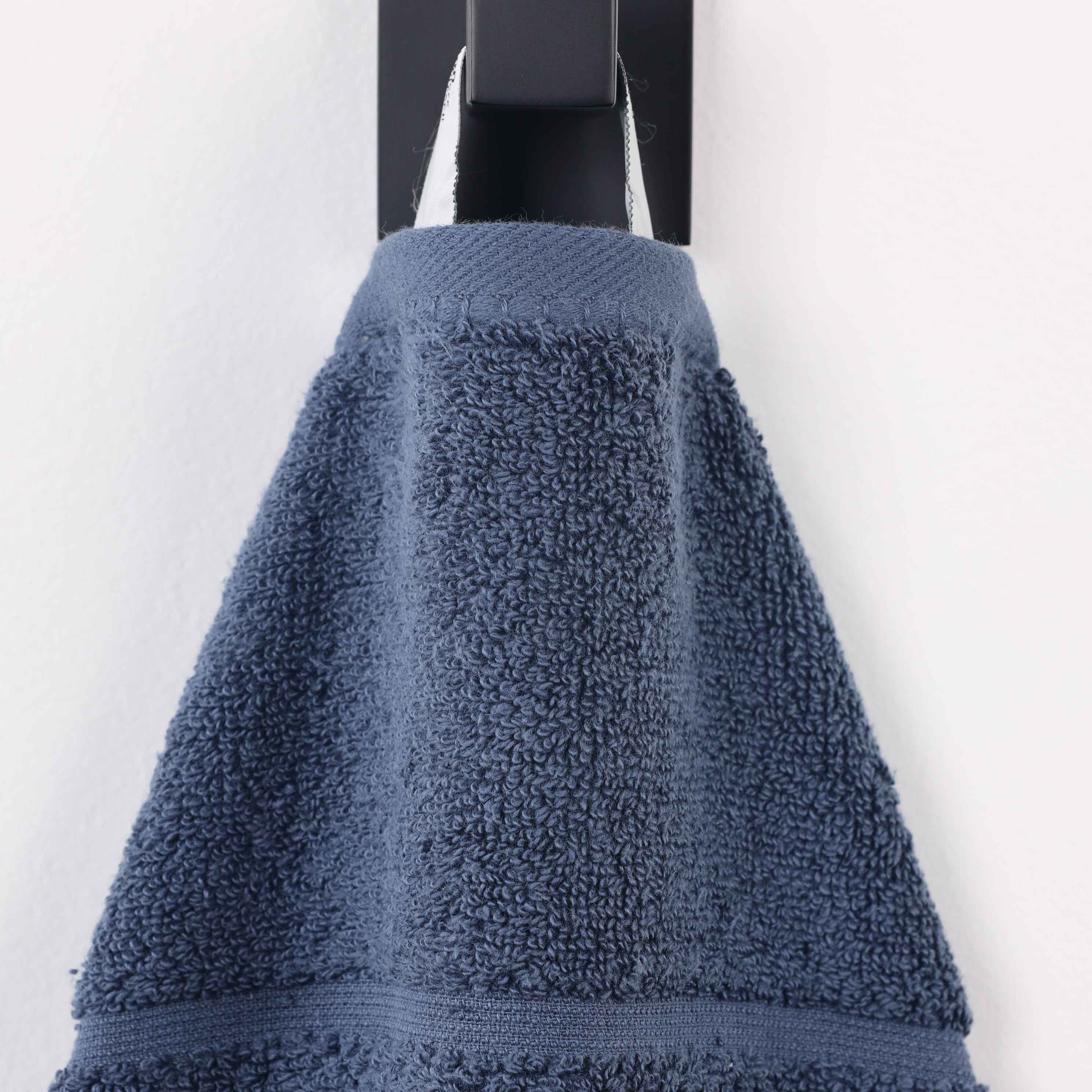 Mile Smart Twist Cotton Medium Weight Solid Face Towels, Set of 12 - Blue Nile Mills