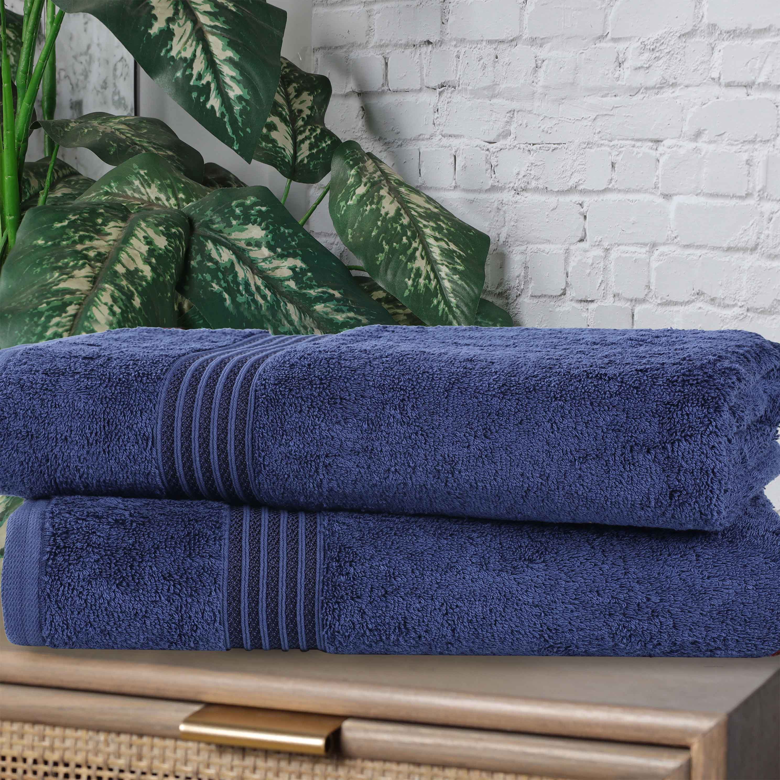 Heritage Egyptian Cotton Bath Sheet Set of 2 - Blue Nile Mills
