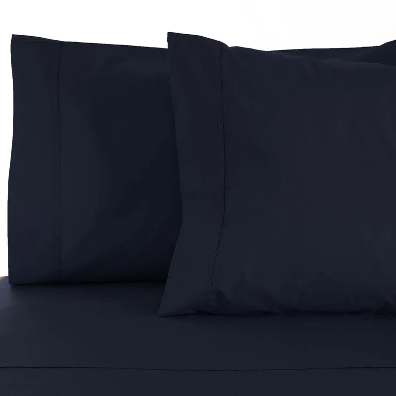 Egyptian Cotton 530 Thread Count 2 Piece Solid Pillowcases - Blue Nile Mills