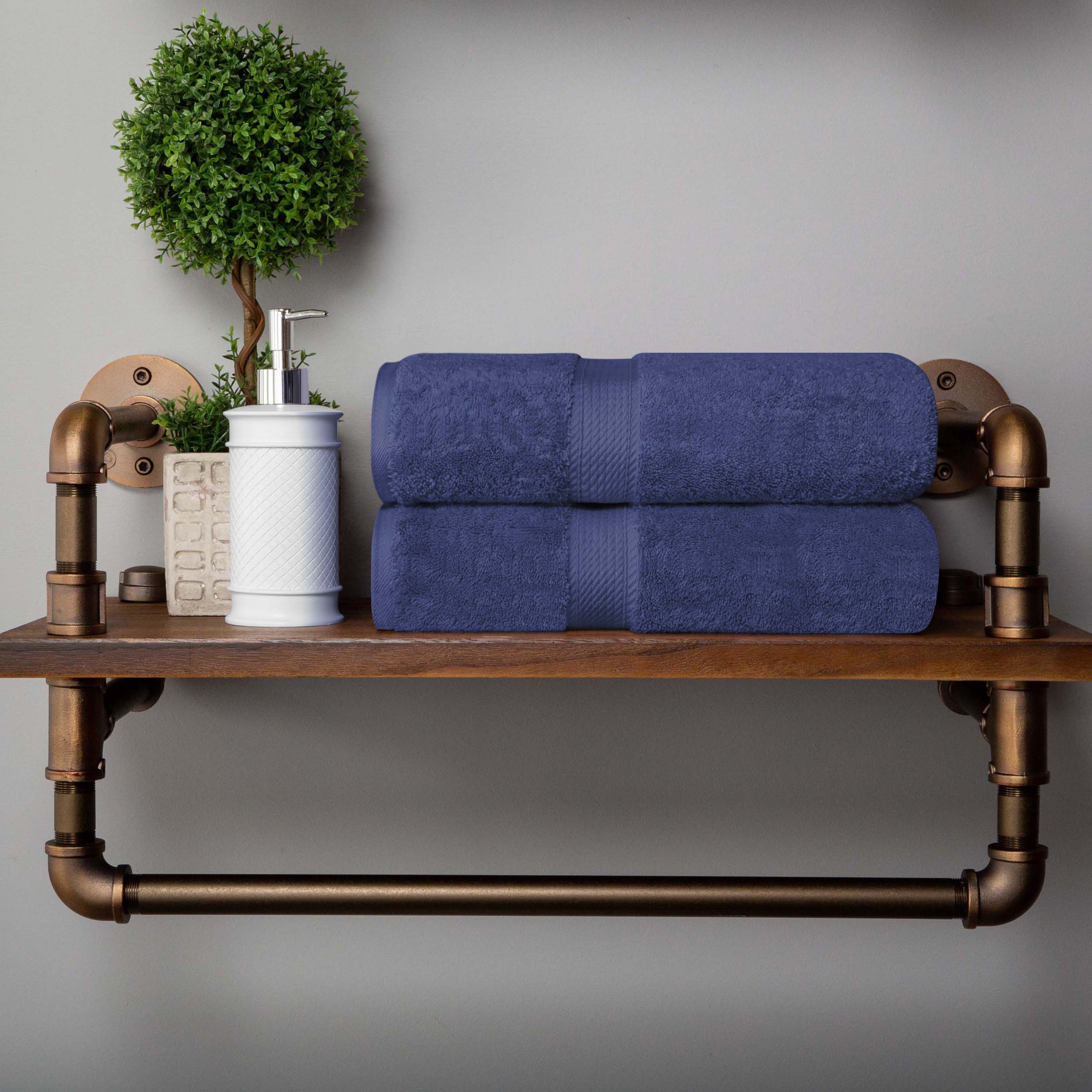 Madison Egyptian Cotton Pile 2 Piece Bath Towel Set - Blue Nile Mills