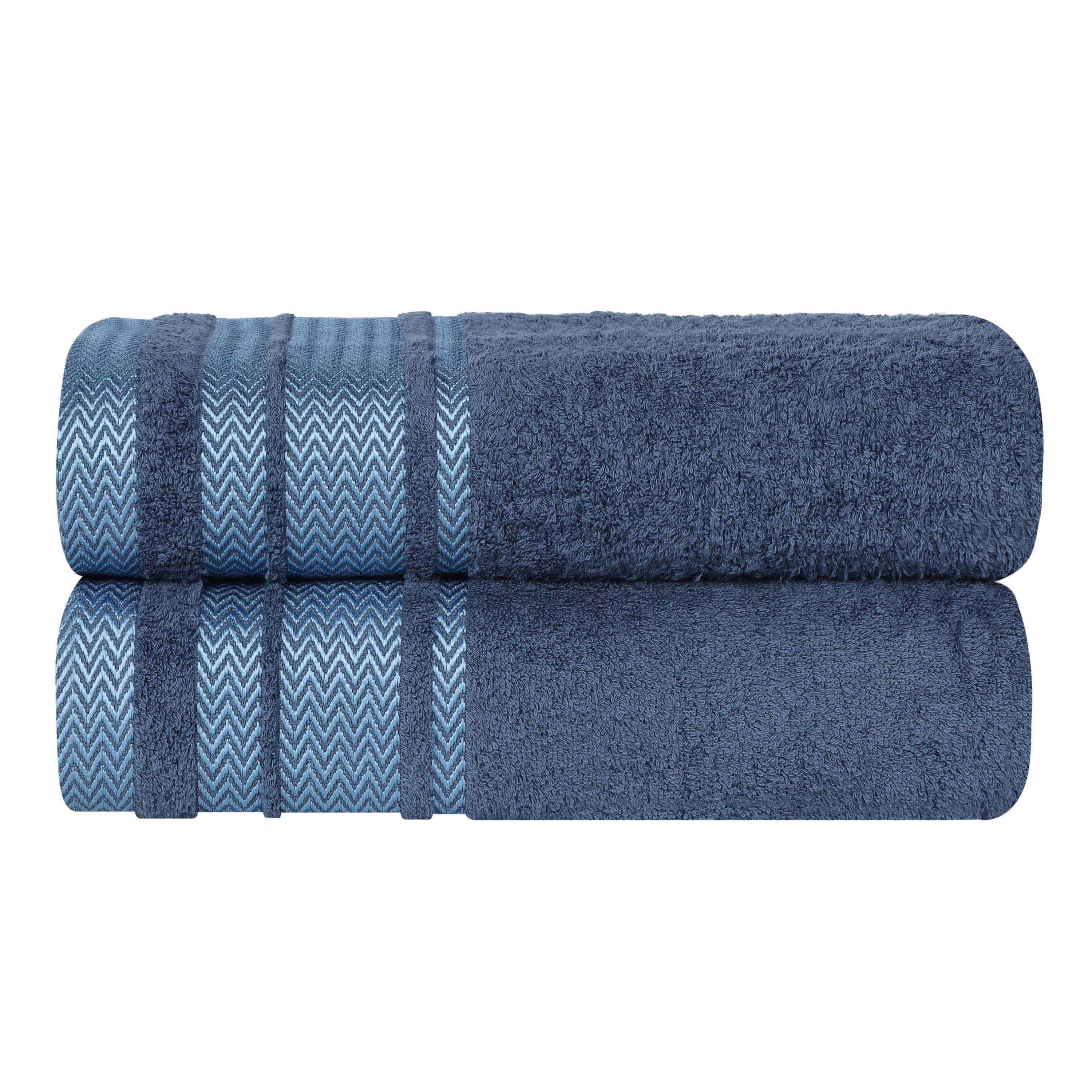 Hays Cotton Soft Medium Weight Bath Sheet Set of 2 - Blue Nile Mills