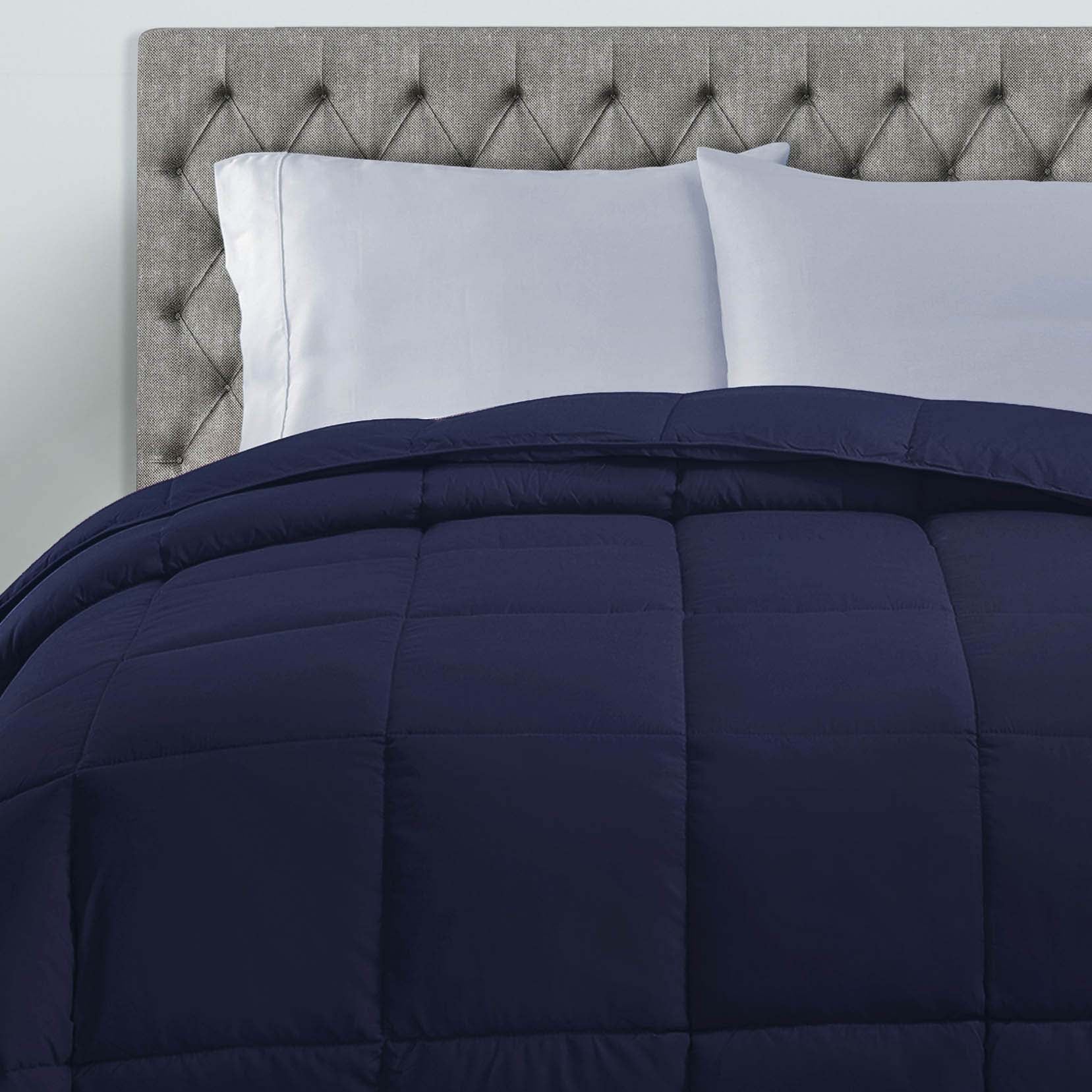 Classic All-Season Reversible Down Alternative Comforter - Blue Nile Mills