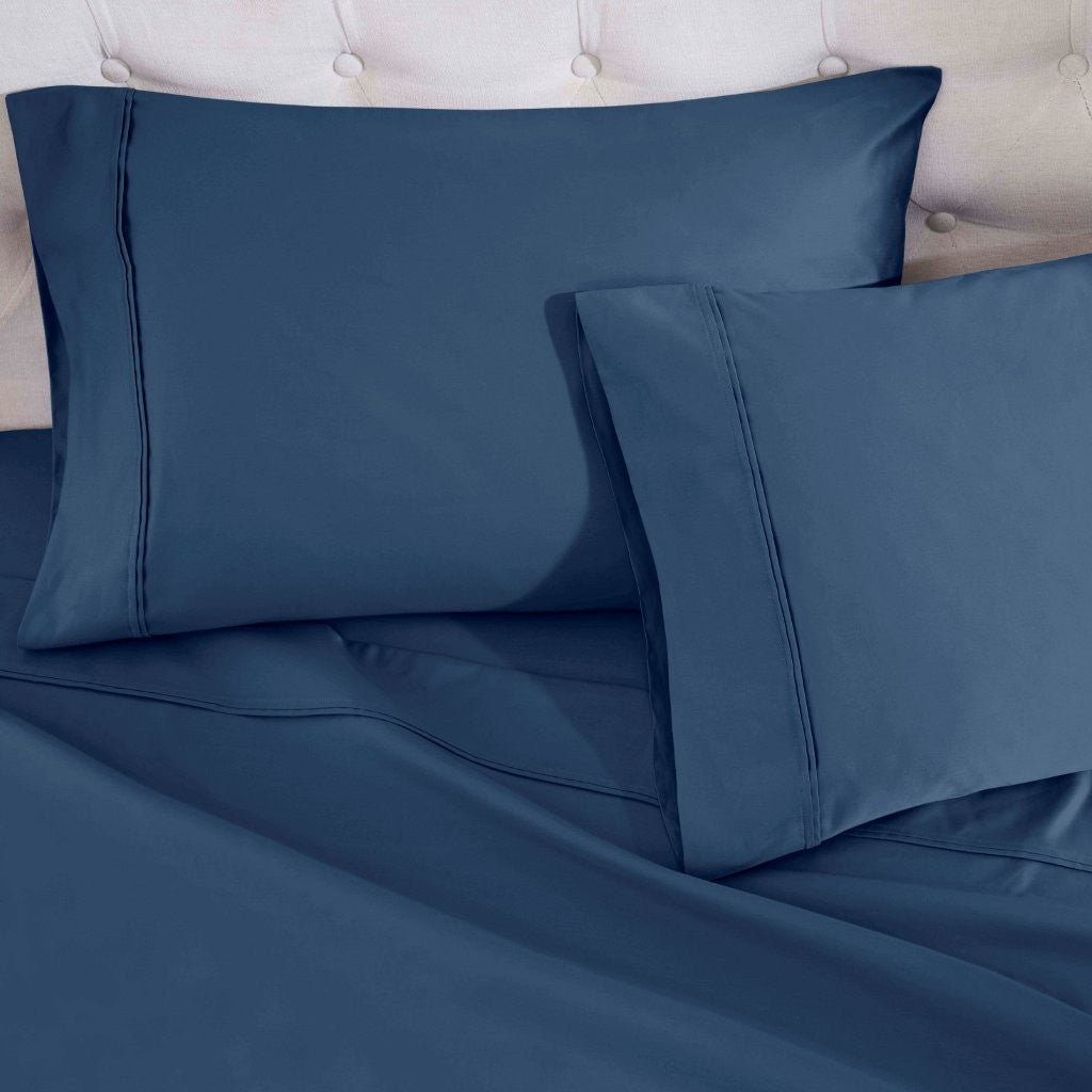 1200 Thread Count Egyptian Cotton Deep Pocket Sheet Set - Blue Nile Mills