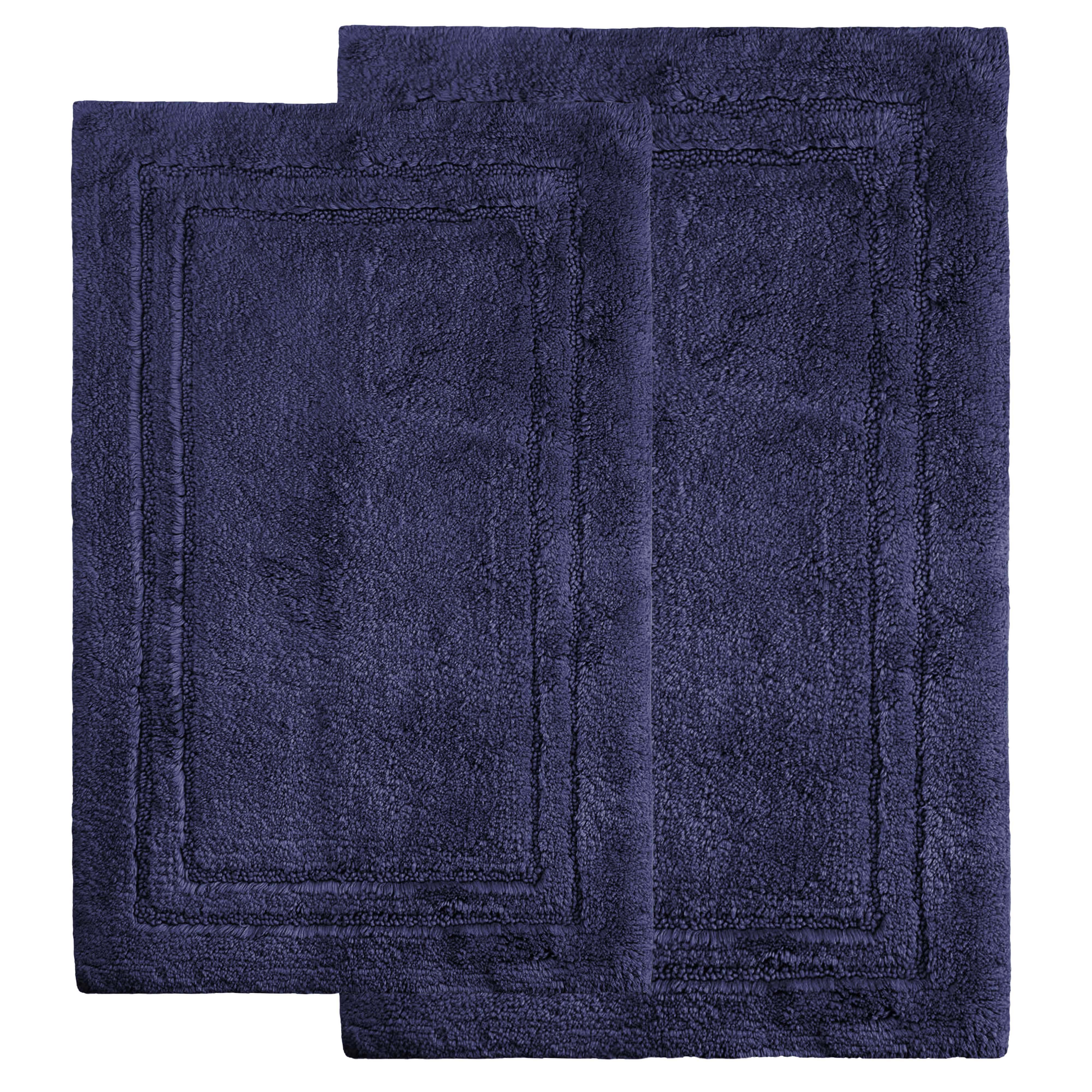 Cotton Non Slip 2 Piece Bath Rug Set - Blue Nile Mills