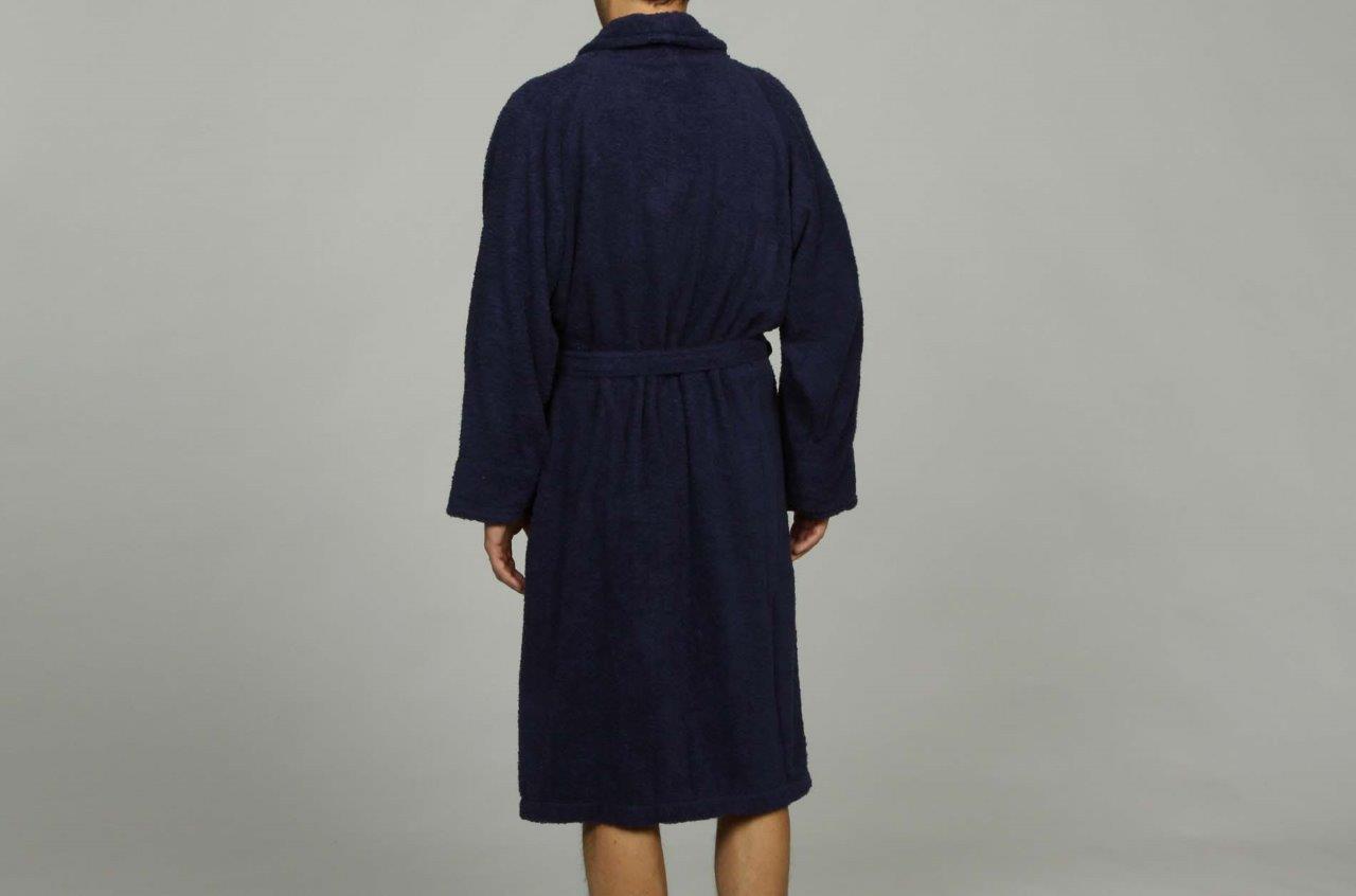 Cotton Ultra Soft Terry Adult Unisex Lightweight Luxury Bathrobe - Blue Nile Mills